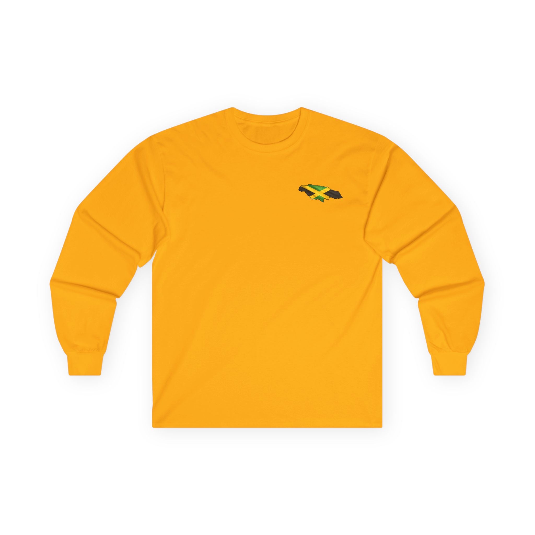 Rockstone A River Bottom - Jamaican Proverb | Long-Sleeve Tee | Jamaica