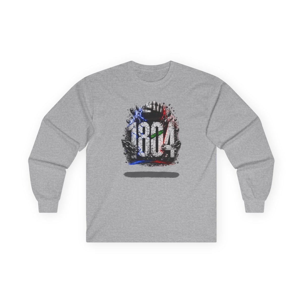1804 & Fist - Independence | Long-Sleeve Tee | Haiti