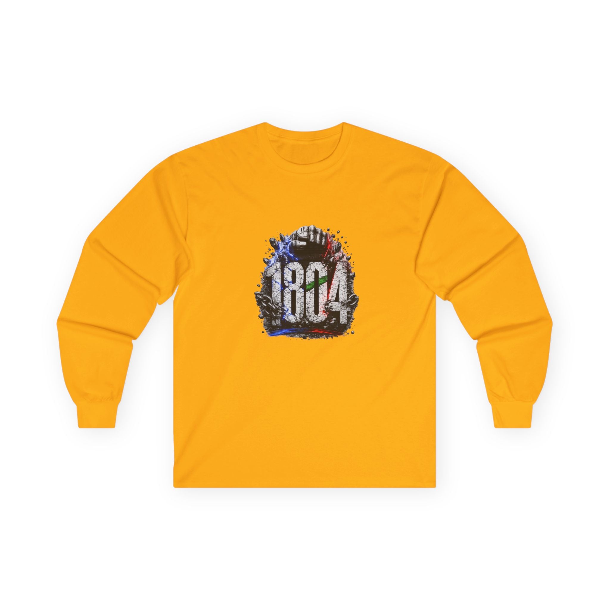 1804 & Fist - Independence | Long-Sleeve Tee | Haiti