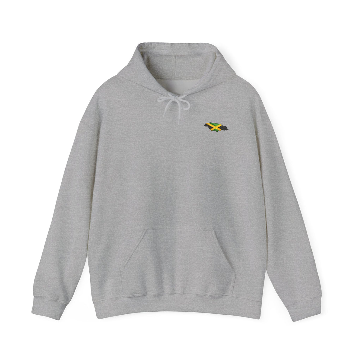 "Chicken Merry ... Hawk Deh Near" - Jamaican Proverb | Heavyweight Hoodie | Jamaica