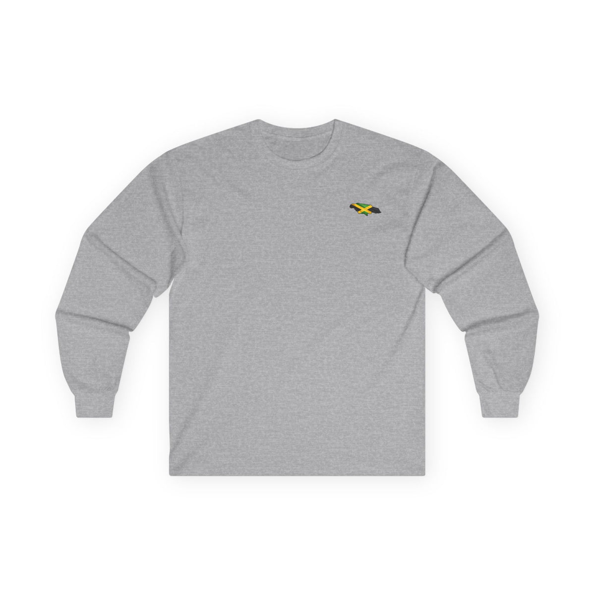 Rockstone A River Bottom - Jamaican Proverb | Long-Sleeve Tee | Jamaica