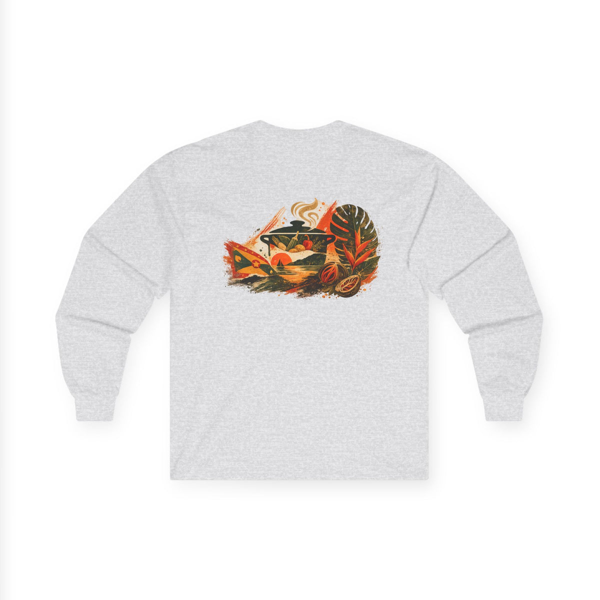 Oil Down | Long-Sleeve Tee | Grenada