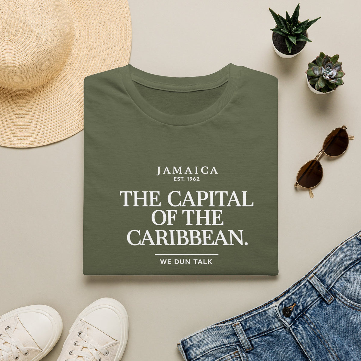 The Capital Of The Caribbean - We Dun Talk | Tee | Jamaica