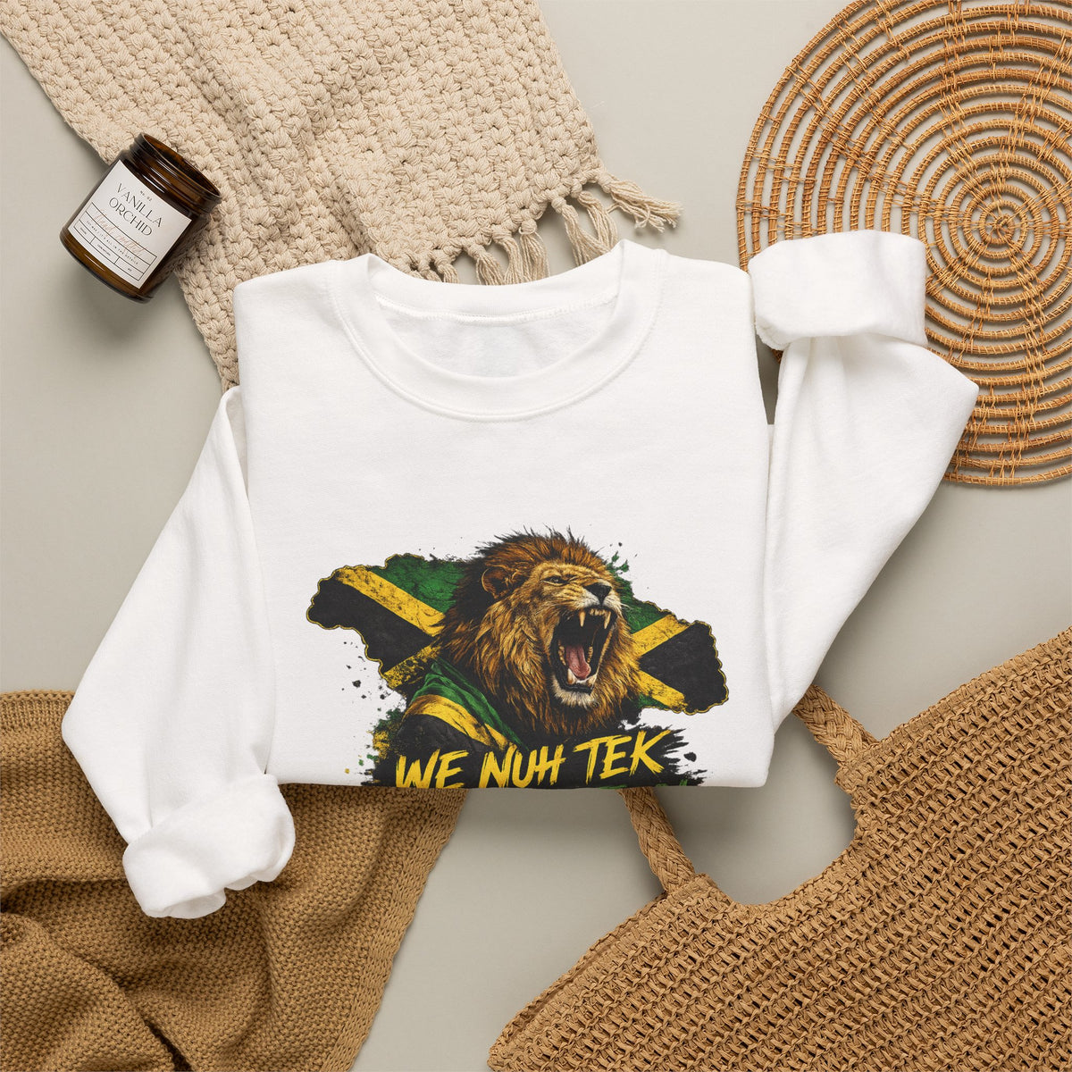We Nuh Tek Intimidation | Crewneck Sweatshirt | Jamaica