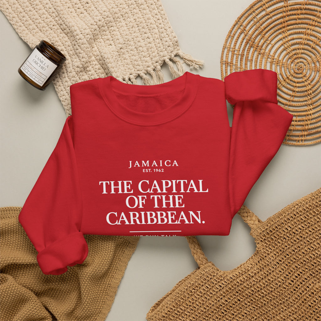 The Capital of the Caribbean | Crewneck Sweatshirt | Jamaica