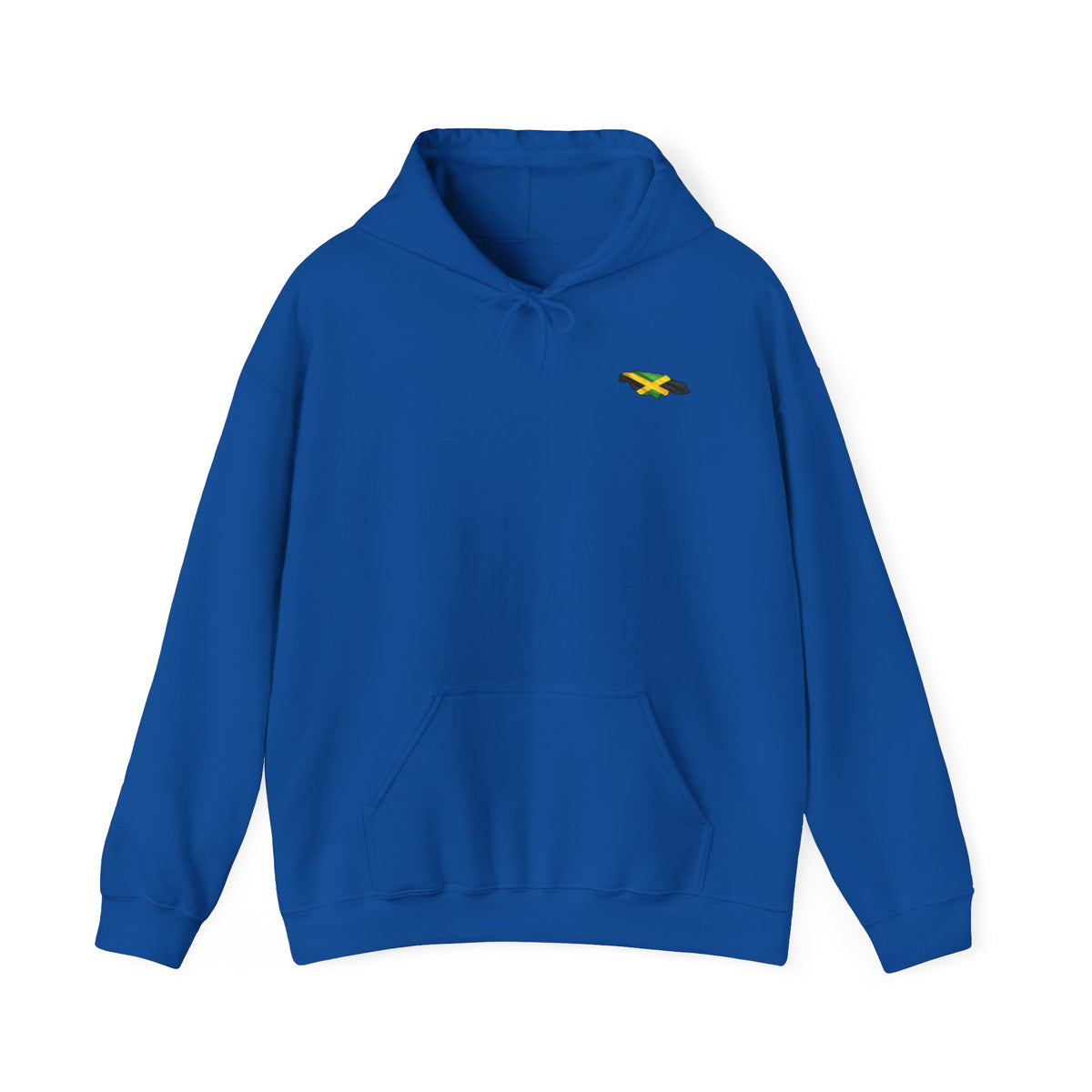 "Chicken Merry ... Hawk Deh Near" - Jamaican Proverb | Heavyweight Hoodie | Jamaica