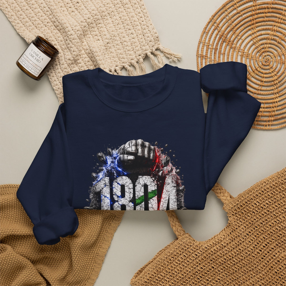 1804 & Fist - Independence | Crewneck Sweatshirt | Haiti
