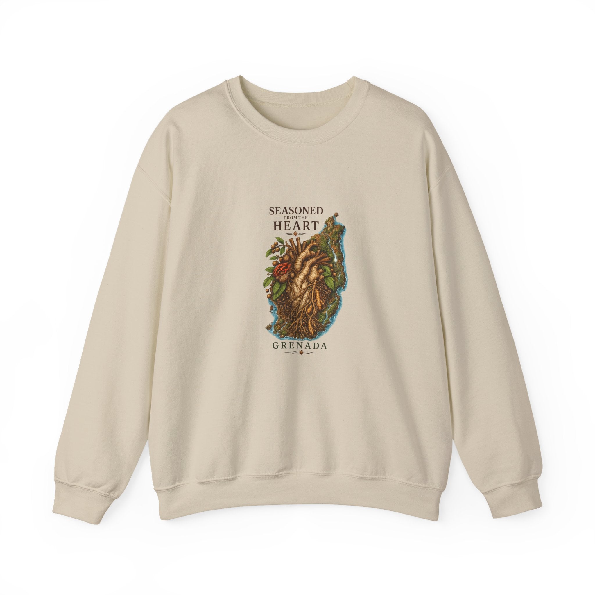 Seasoned from the Heart | Crewneck Sweatshirt | Grenada
