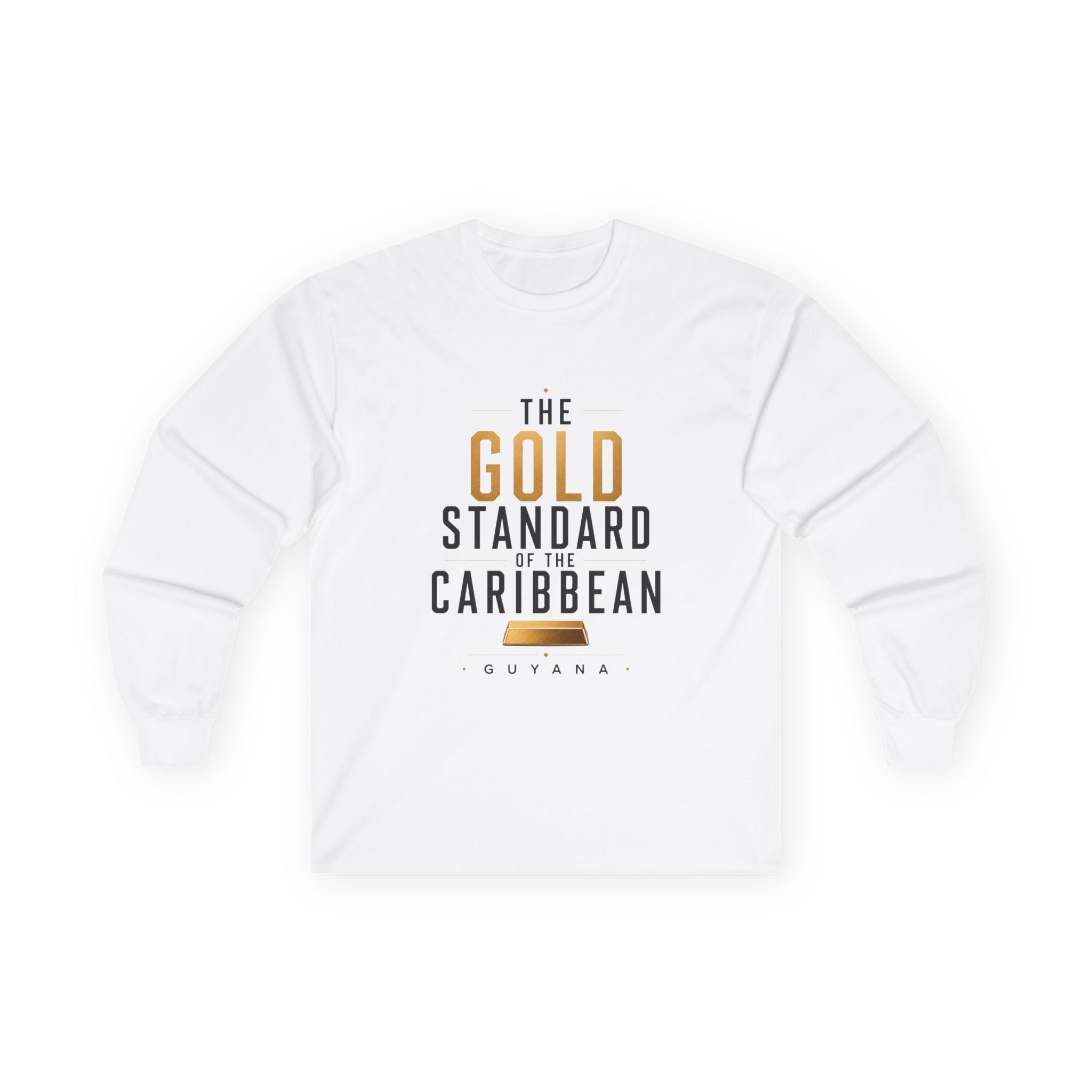 The Gold Standard of the Caribbean | Long-Sleeve Tee | Guyana
