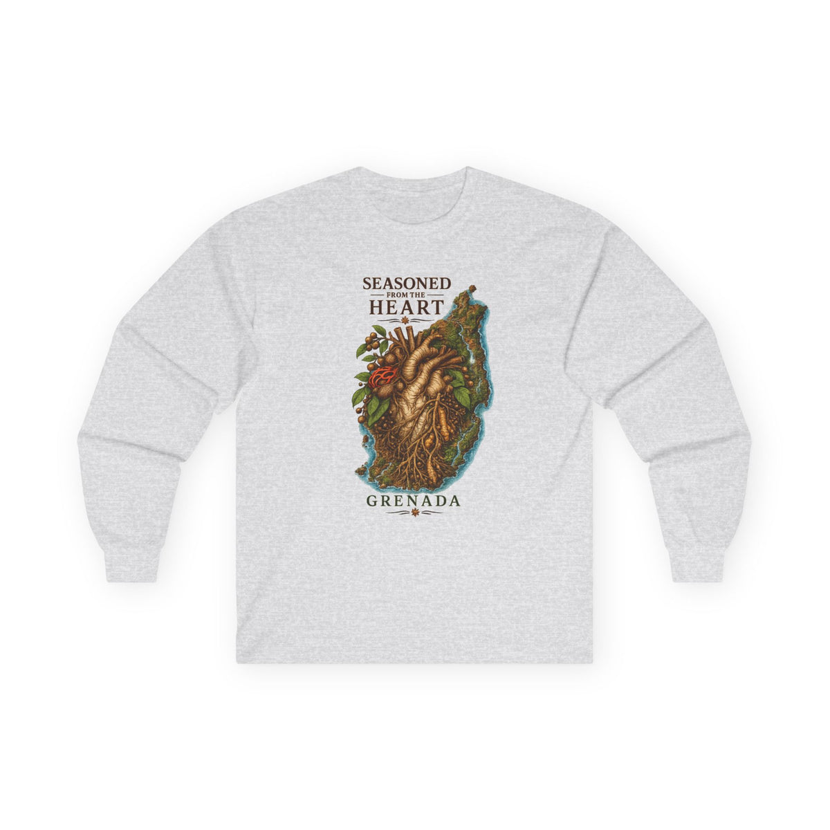 Seasoned from the Heart | Long-Sleeve Tee | Grenada