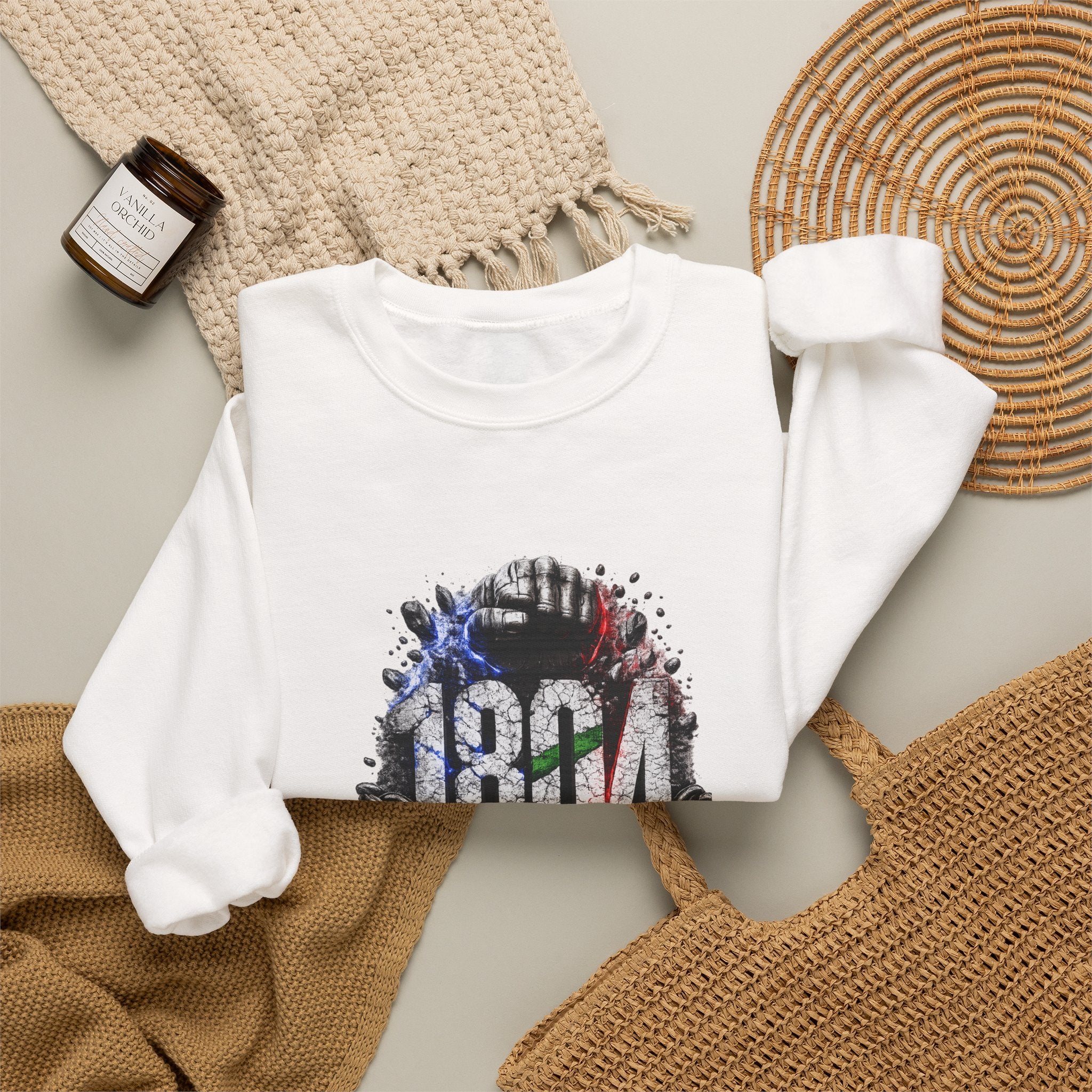 1804 & Fist - Independence | Crewneck Sweatshirt | Haiti