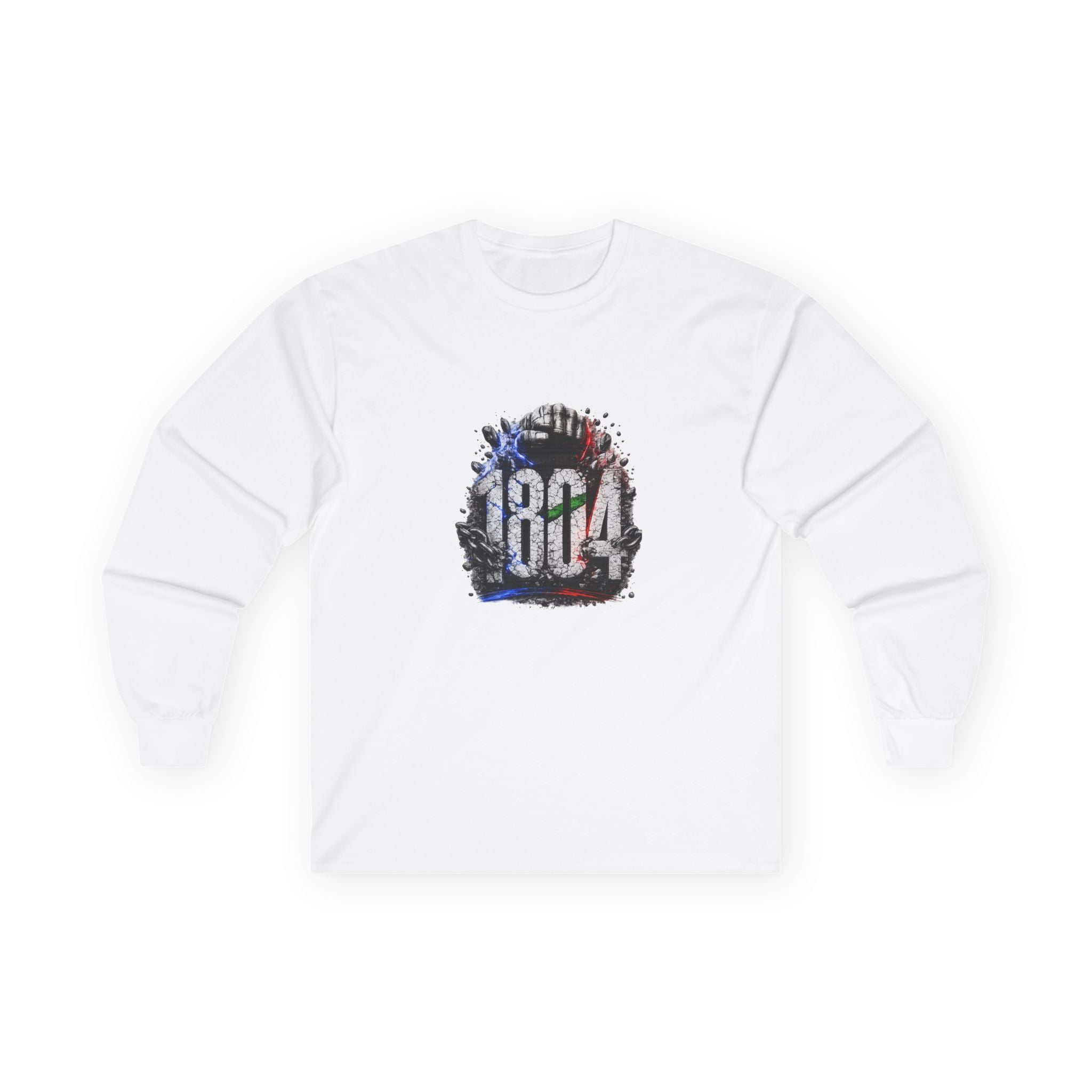 1804 & Fist - Independence | Long-Sleeve Tee | Haiti