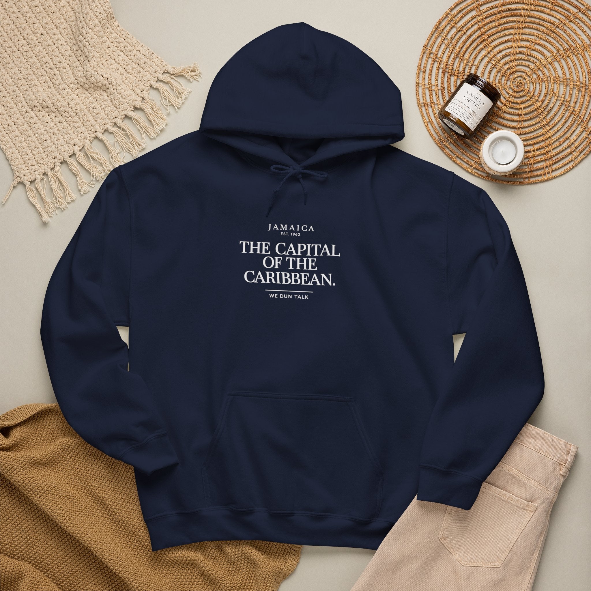 The Capital of the Caribbean —  We Dun Talk | Heavyweight Hoodie | Jamaica