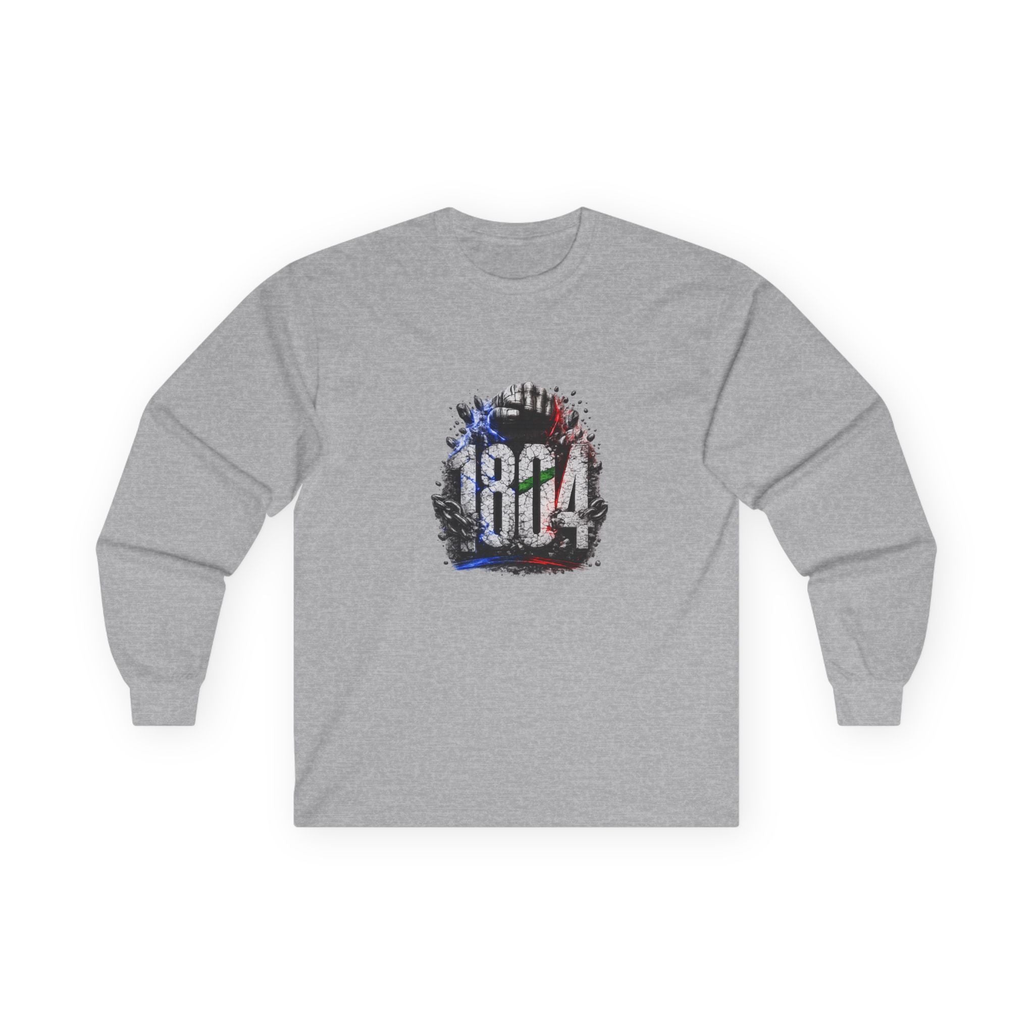 1804 & Fist - Independence | Long-Sleeve Tee | Haiti