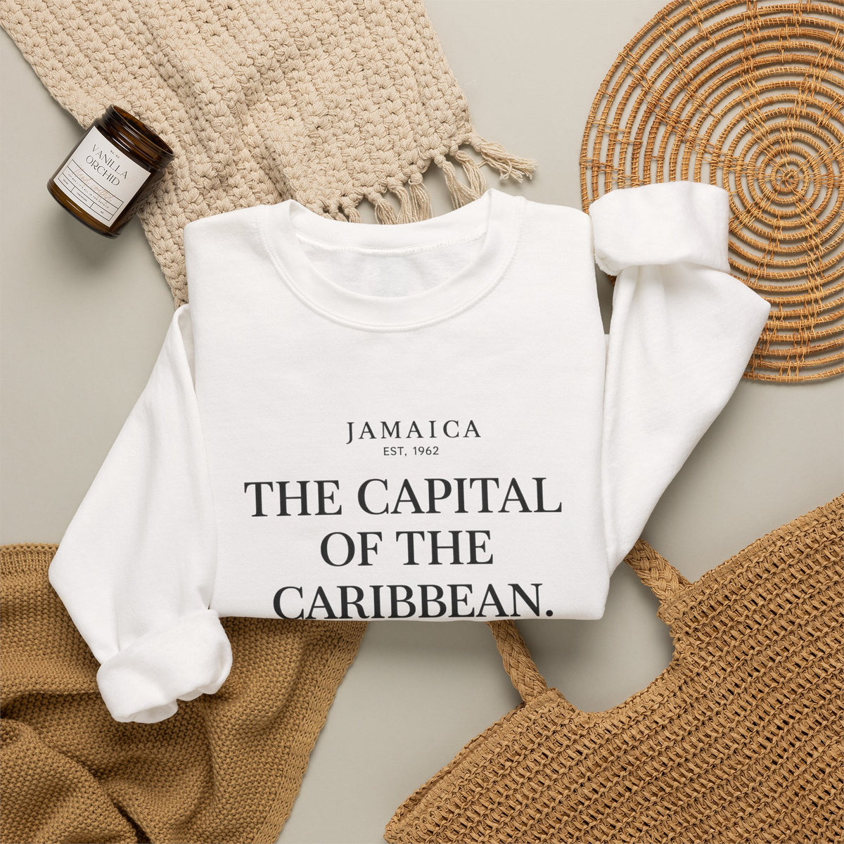 The Capital of the Caribbean - Argue With You | Crewneck Sweatshirt | Jamaica