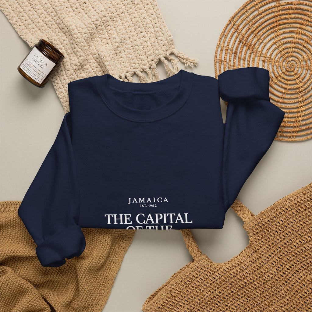 The Capital of the Caribbean | Crewneck Sweatshirt | Jamaica
