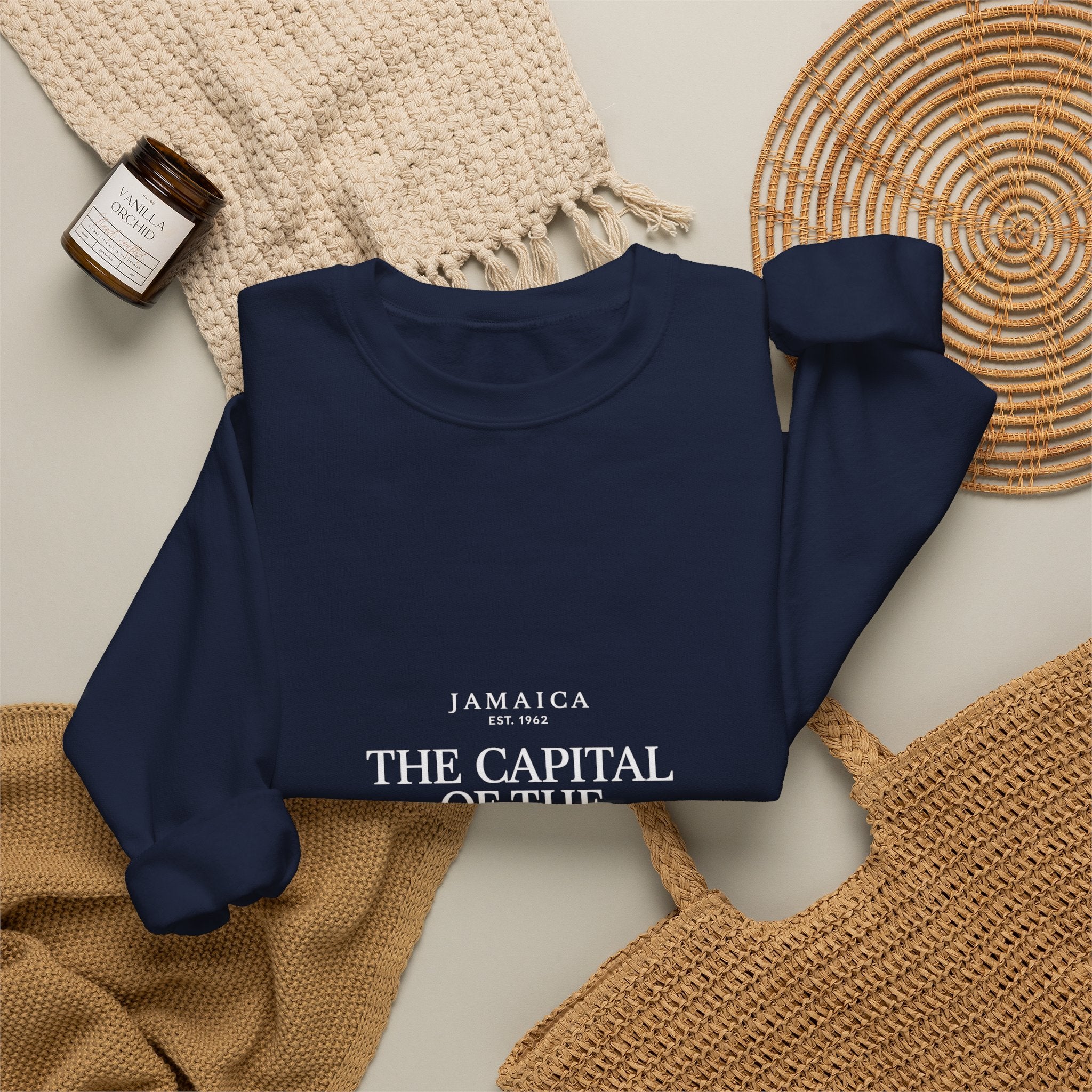 The Capital of the Caribbean | Crewneck Sweatshirt | Jamaica