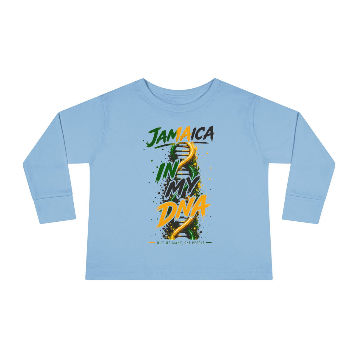 Jamaica In My DNA | Toddler Long -Sleeve Tee | Jamaica