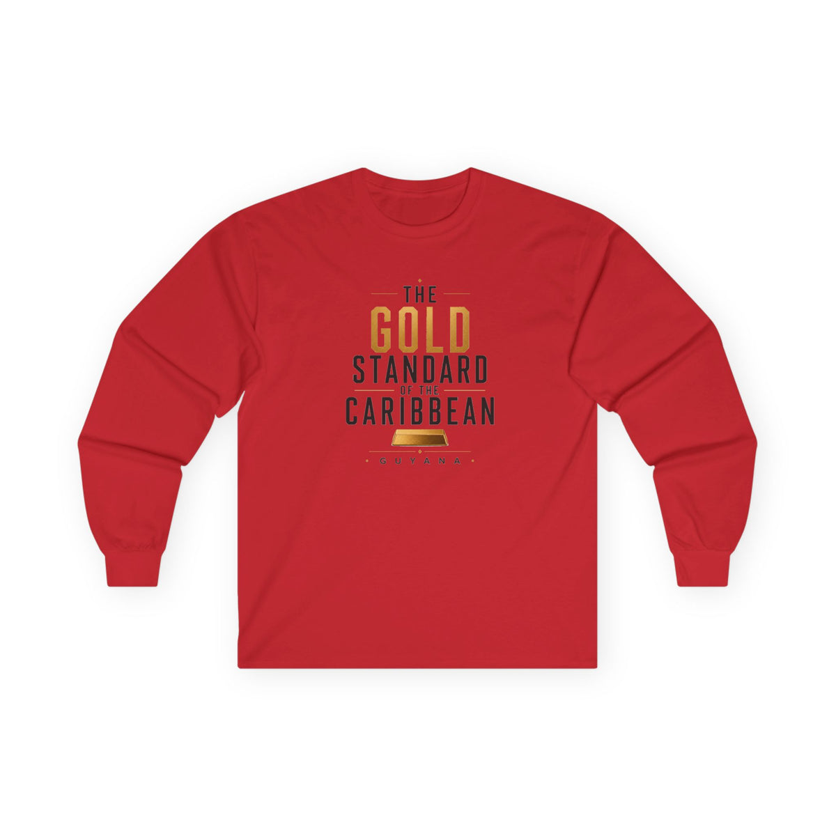 The Gold Standard of the Caribbean | Long-Sleeve Tee | Guyana