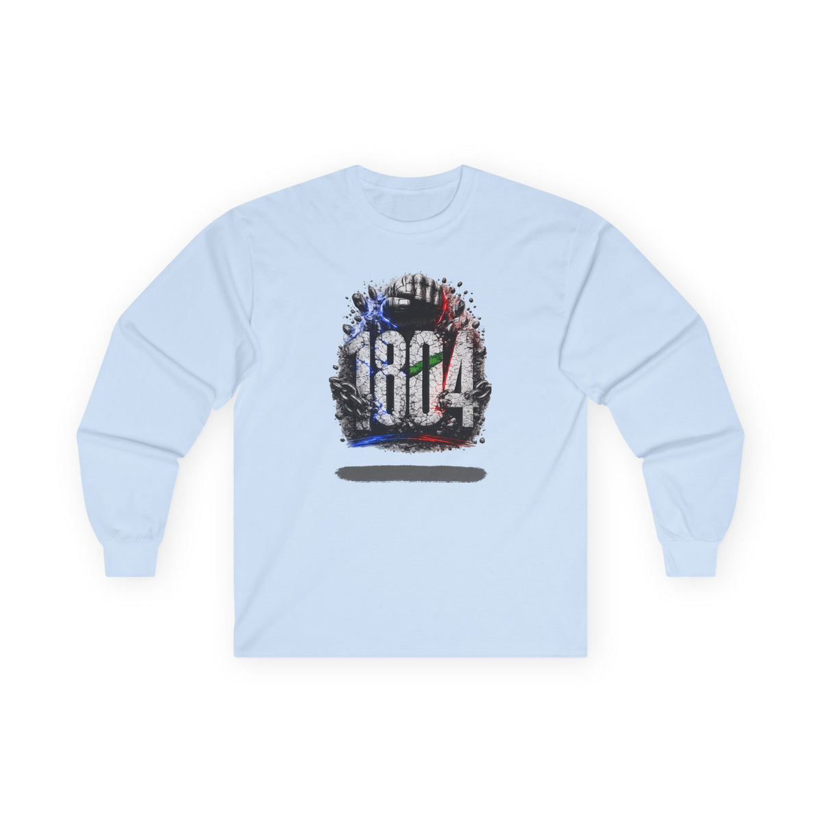 1804 & Fist - Independence | Long-Sleeve Tee | Haiti