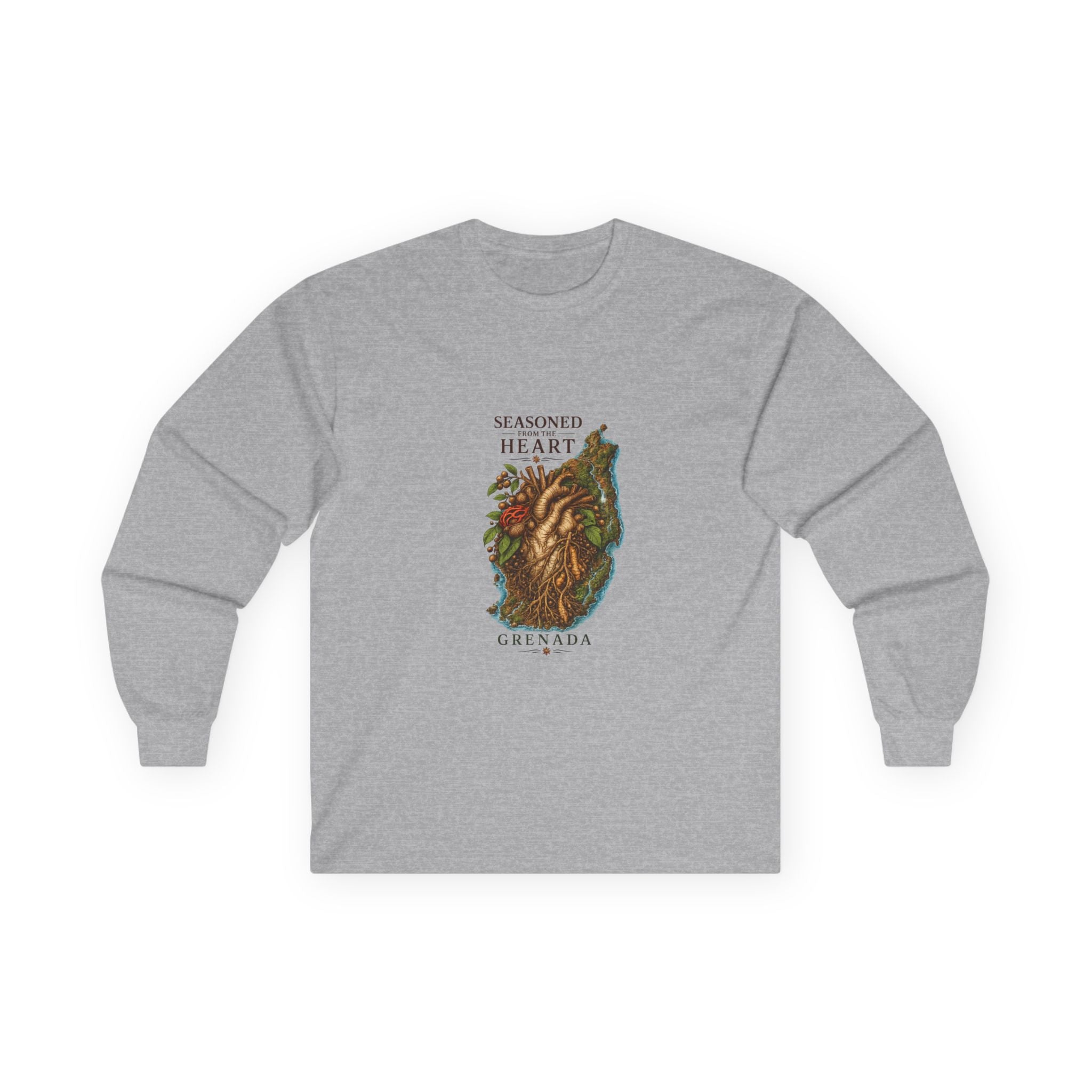 Seasoned from the Heart | Long-Sleeve Tee | Grenada