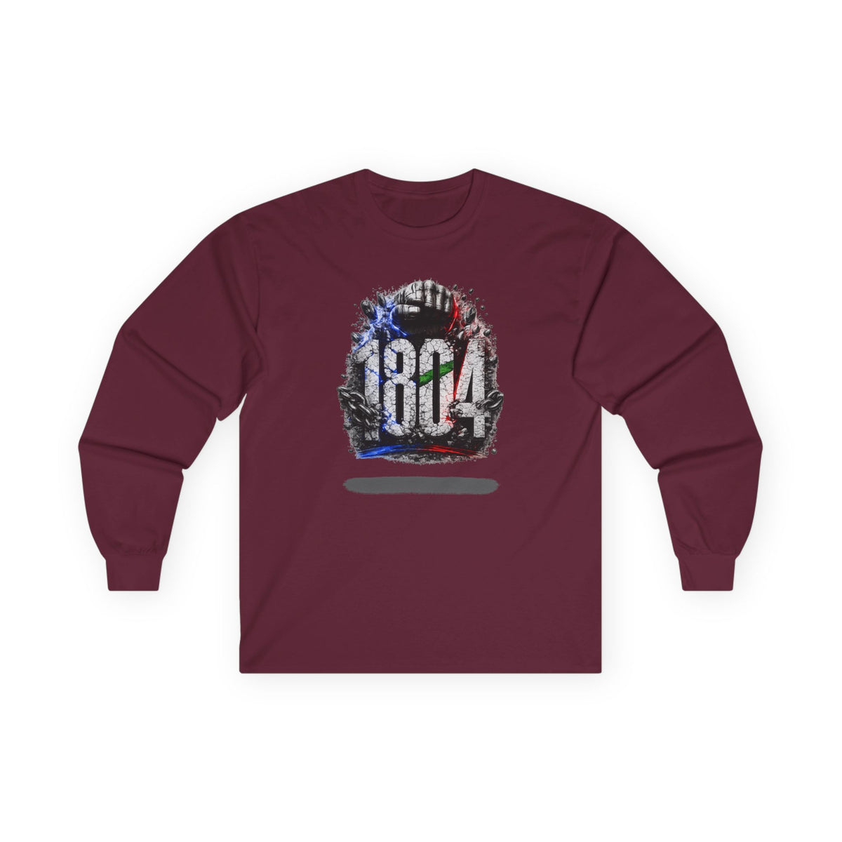 1804 & Fist - Independence | Long-Sleeve Tee | Haiti