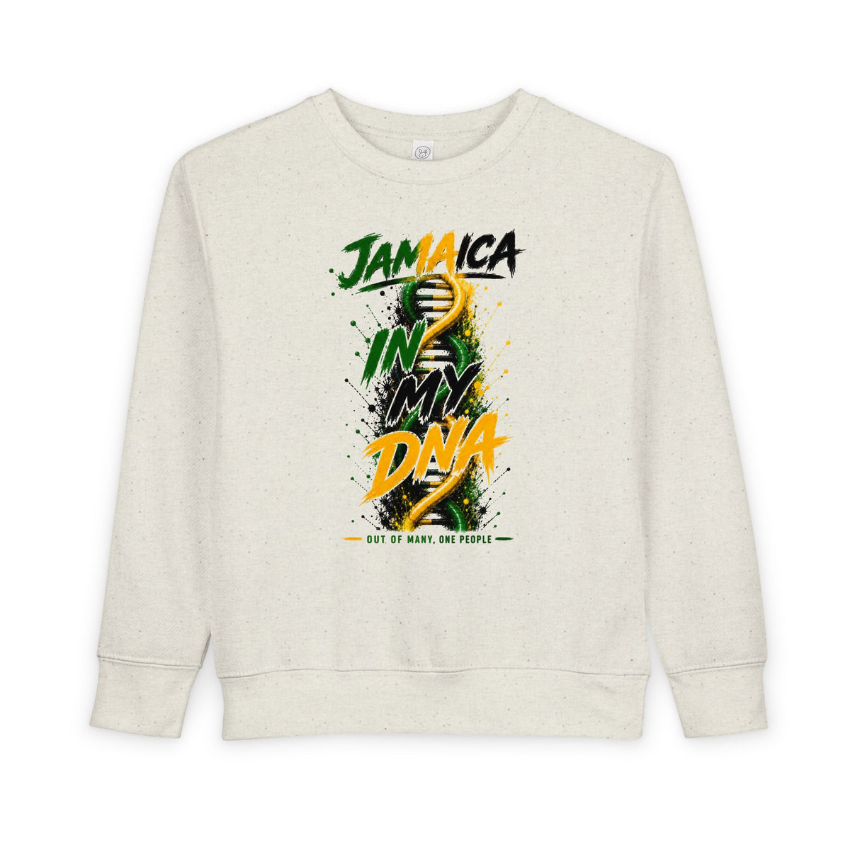 Jamaica In My DNA | Toddler Crewneck Sweatshirt | Jamaica
