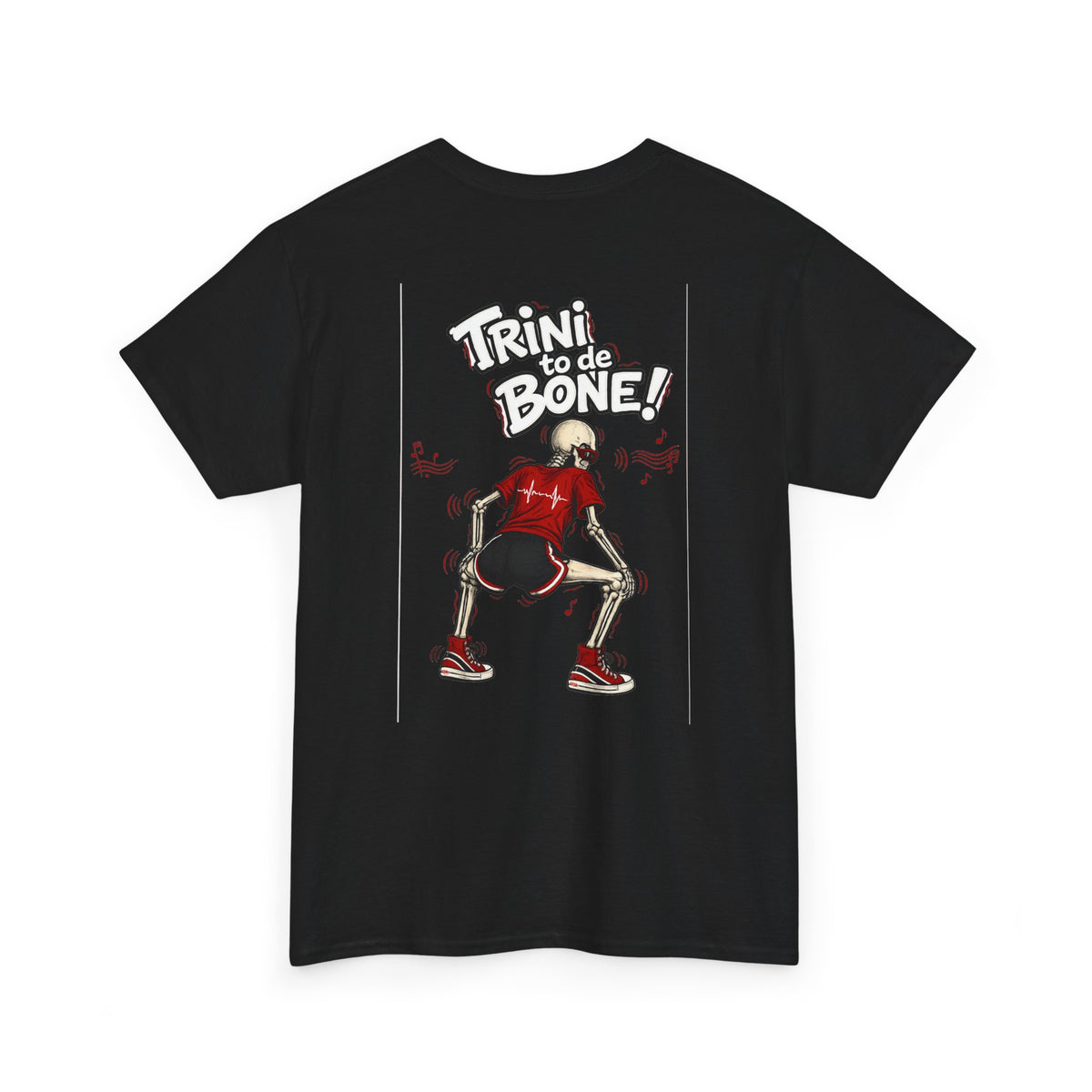 Trini to de Bone Dancing Skeleton | Premium Tee | Trinidad