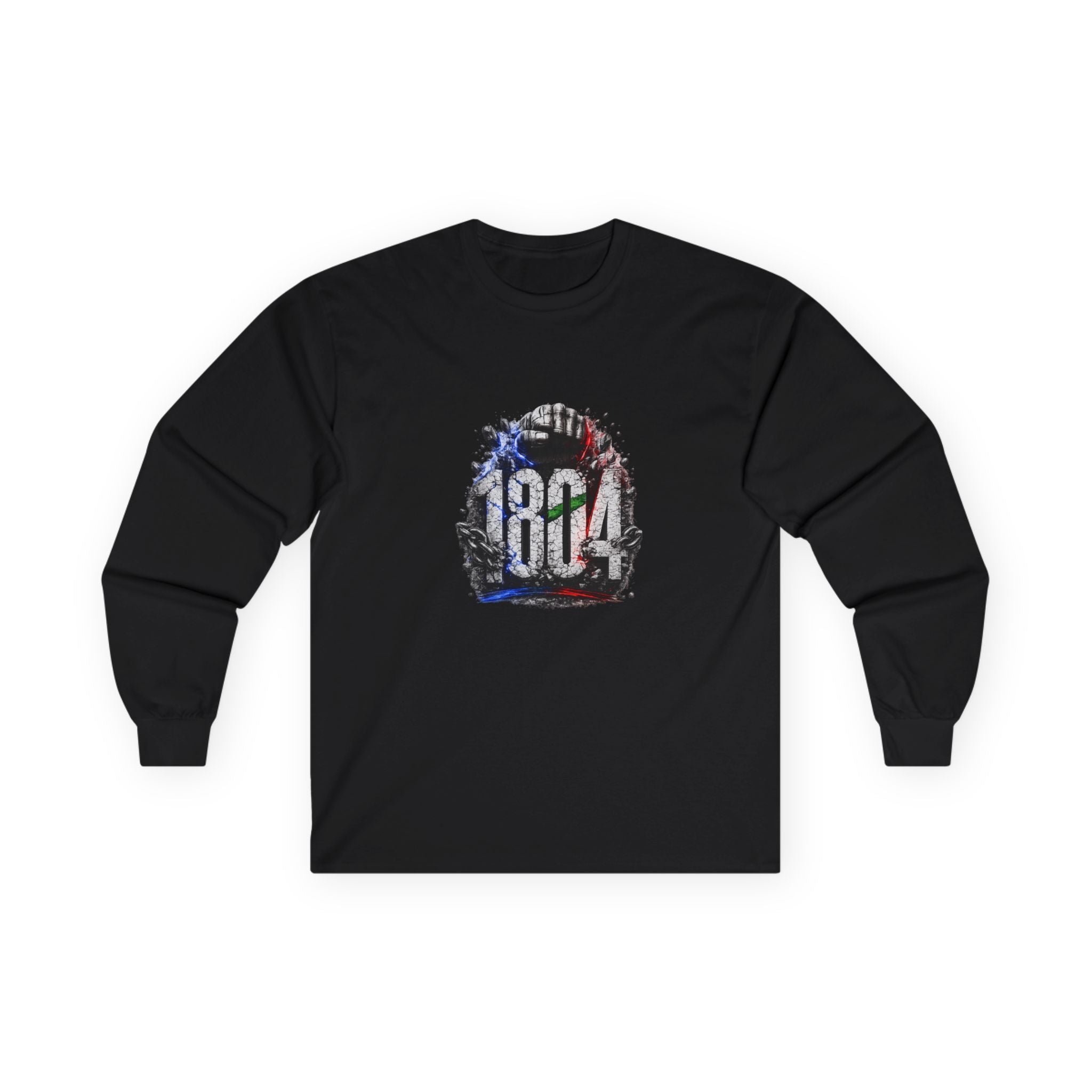 1804 & Fist - Independence | Long-Sleeve Tee | Haiti