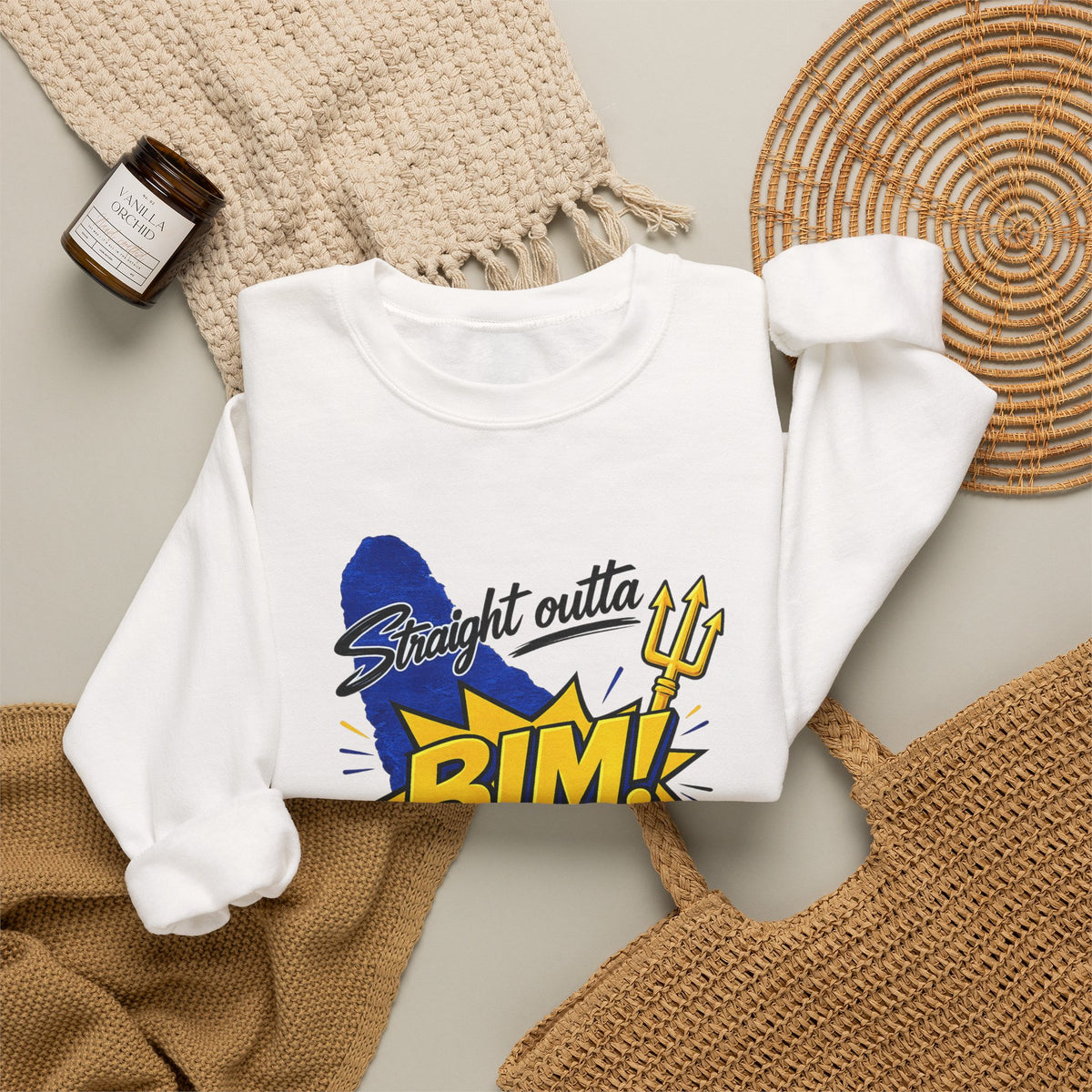 Straight Outta BIM! | Crewneck Sweatshirt | Barbados