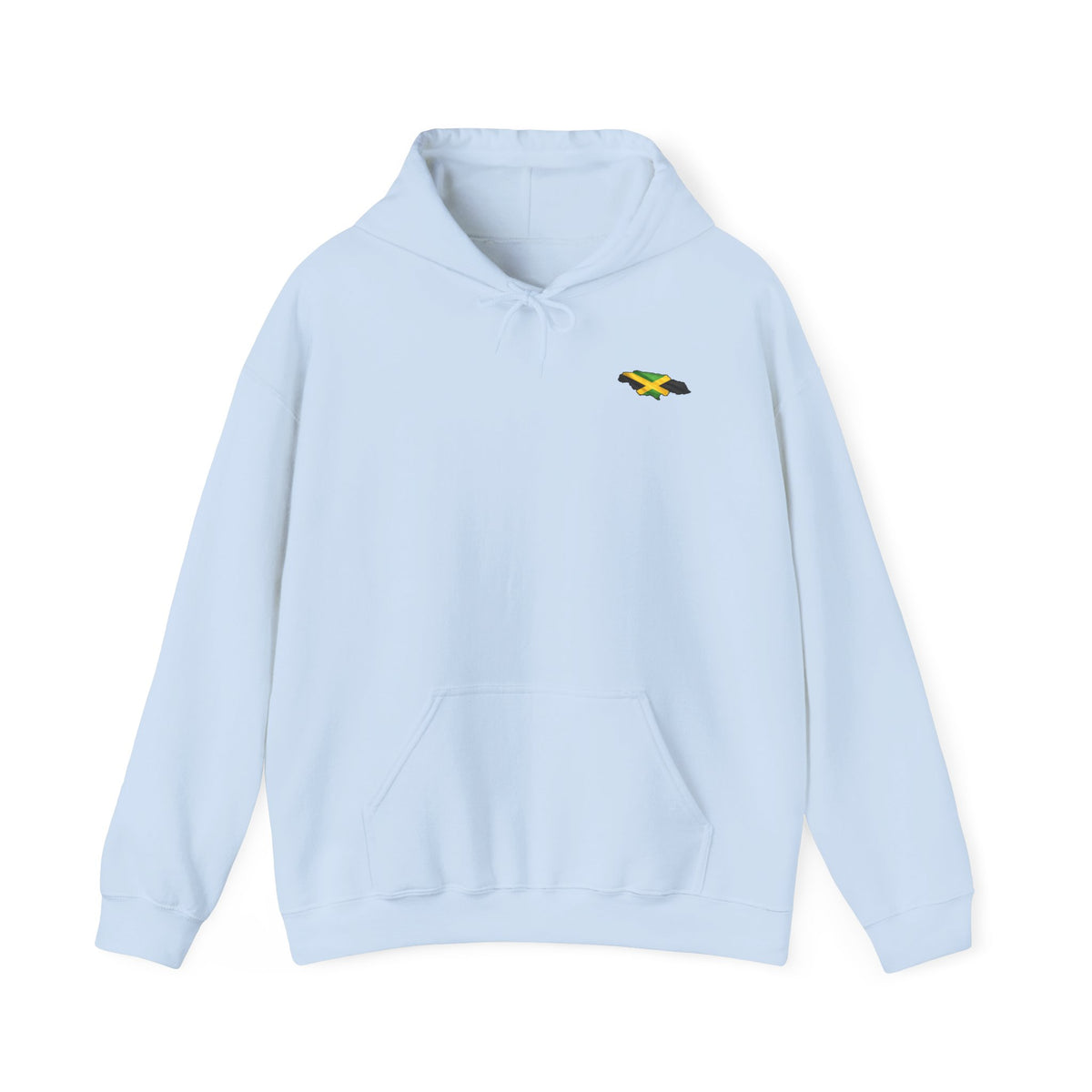 "Chicken Merry ... Hawk Deh Near" - Jamaican Proverb | Heavyweight Hoodie | Jamaica