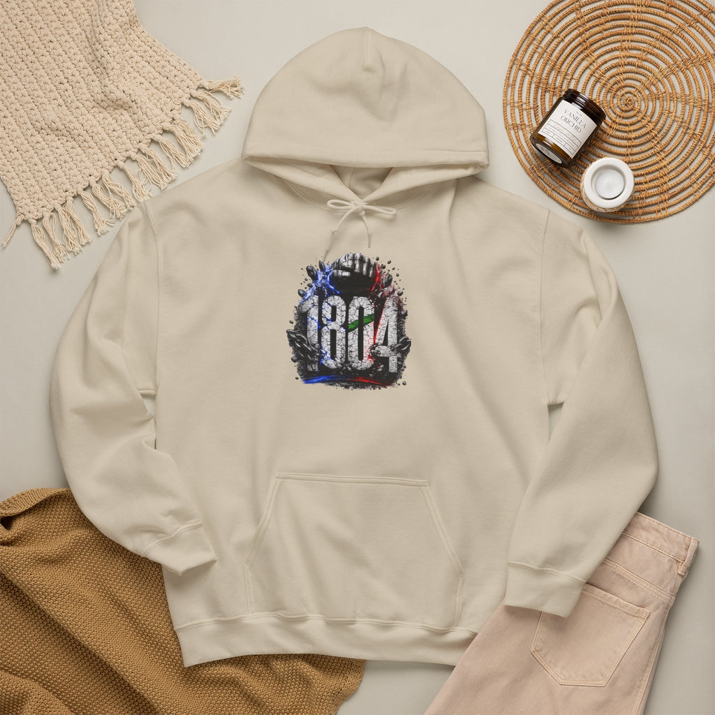 1804 & Fist - Independence | Heavyweight Hoodie | Haiti