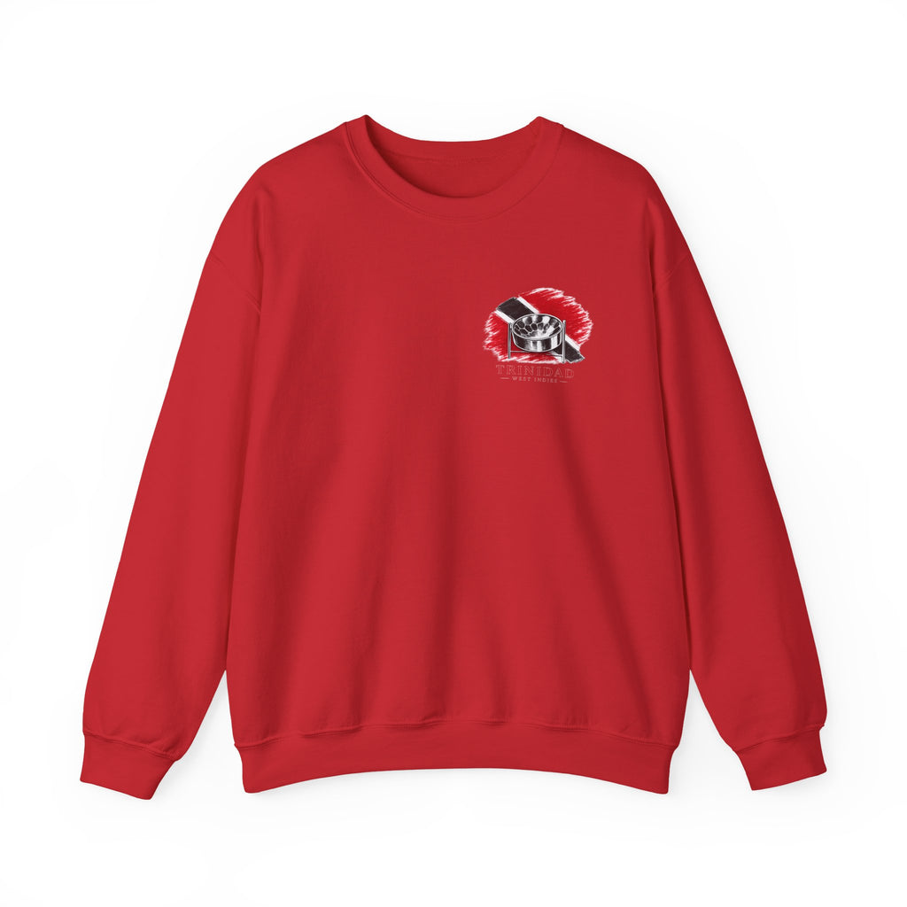 Trini to de Bone Dancing Skeleton | Crewneck Sweatshirt | Trinidad