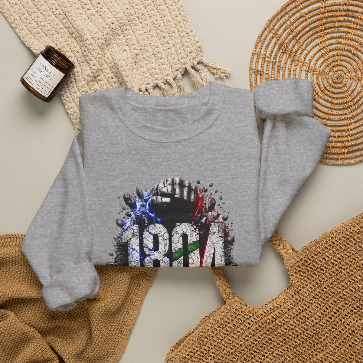 1804 & Fist - Independence | Crewneck Sweatshirt | Haiti