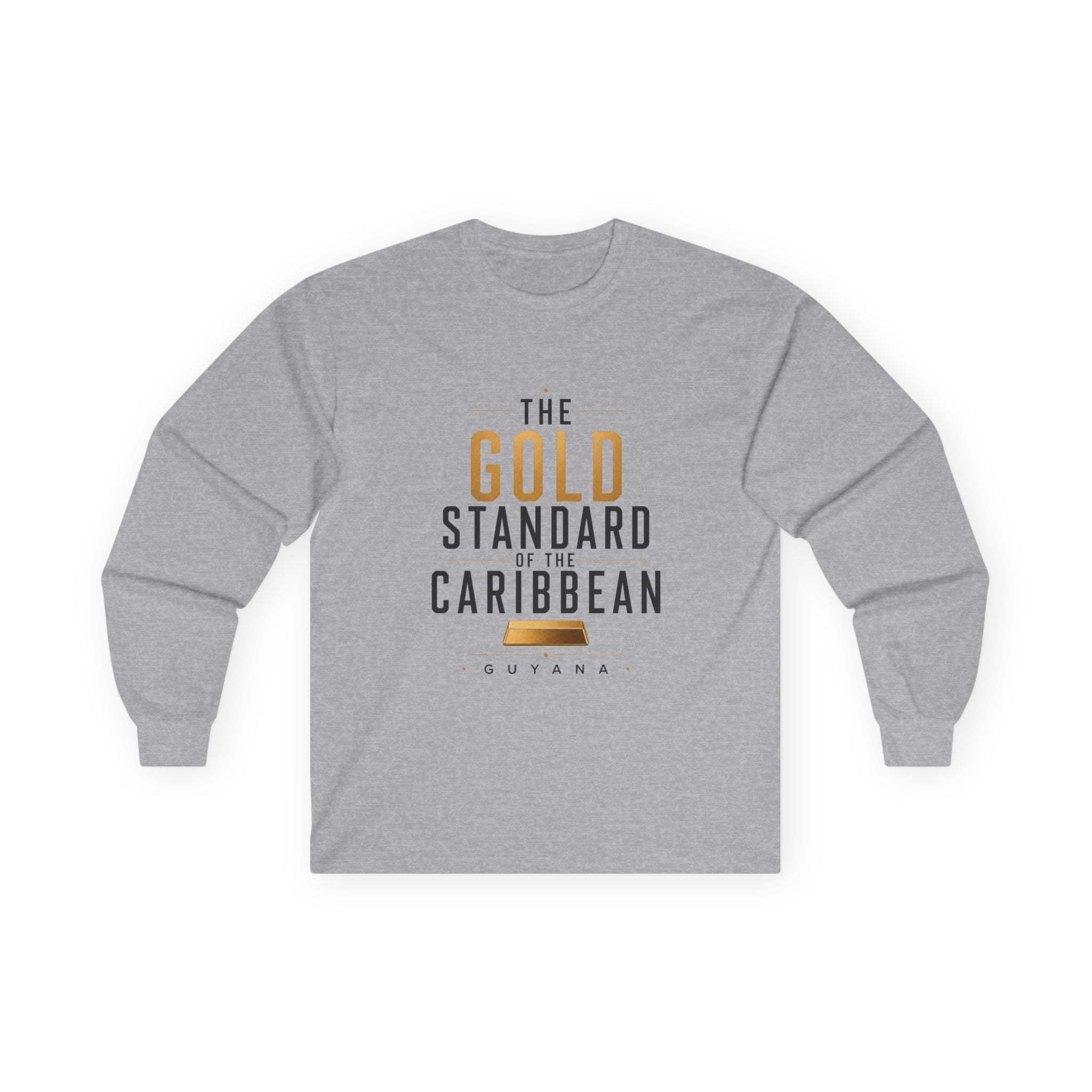 The Gold Standard of the Caribbean | Long-Sleeve Tee | Guyana