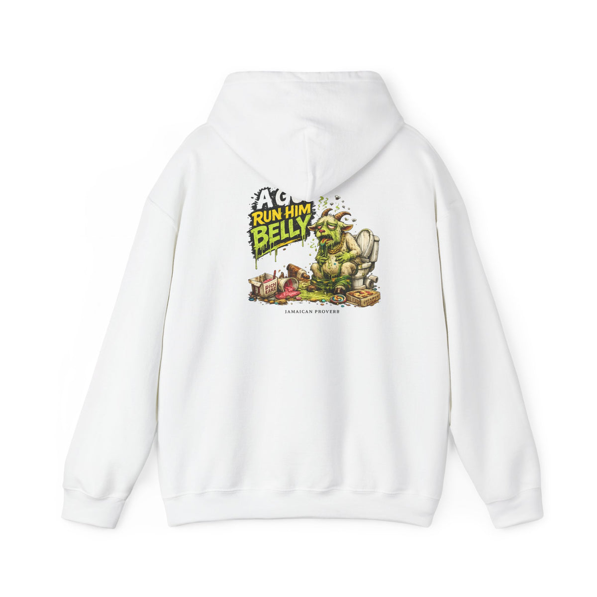 Wah Sweet Nanny Goat - Jamaican Proverb | Heavyweight Hoodie | Jamaica