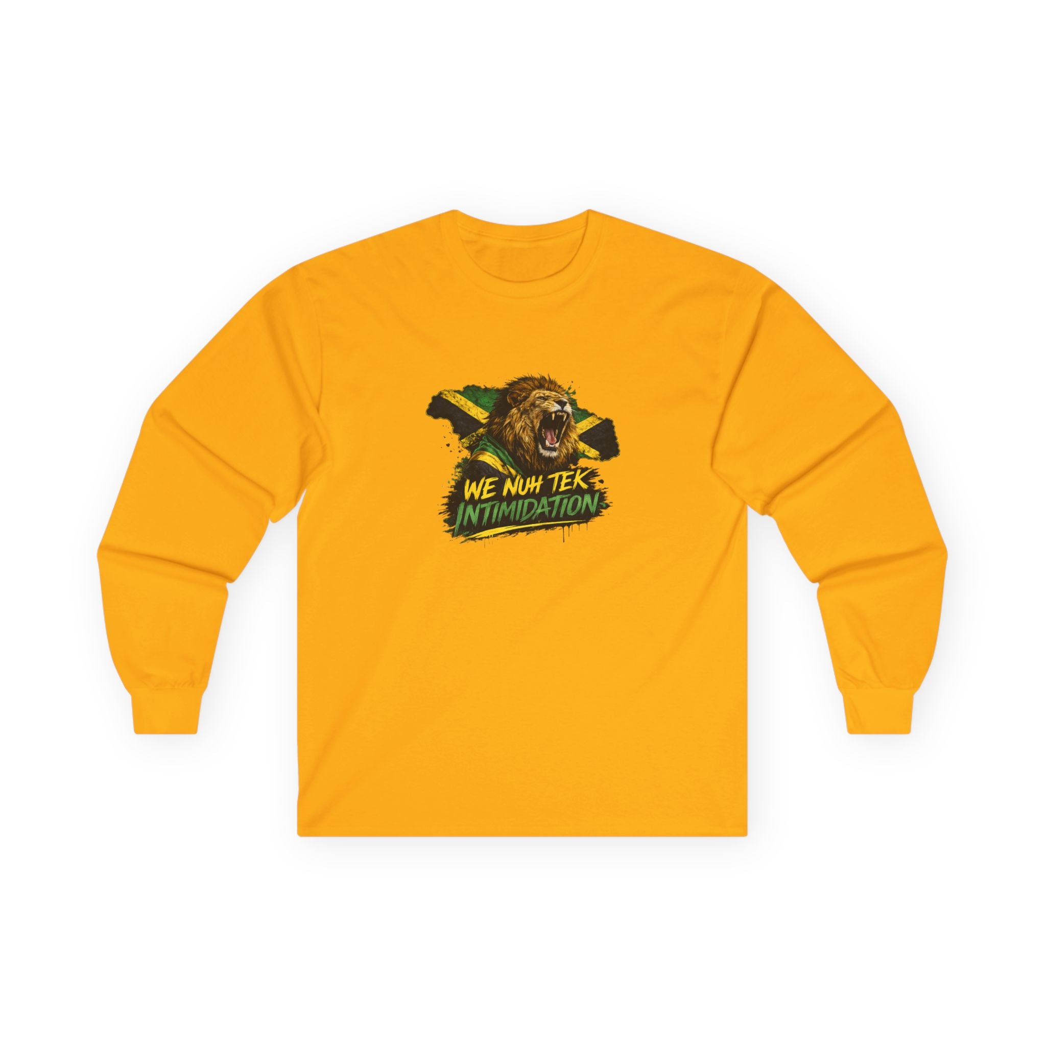 We Nuh Tek Intimidation | Long-Sleeve Tee | Jamaica