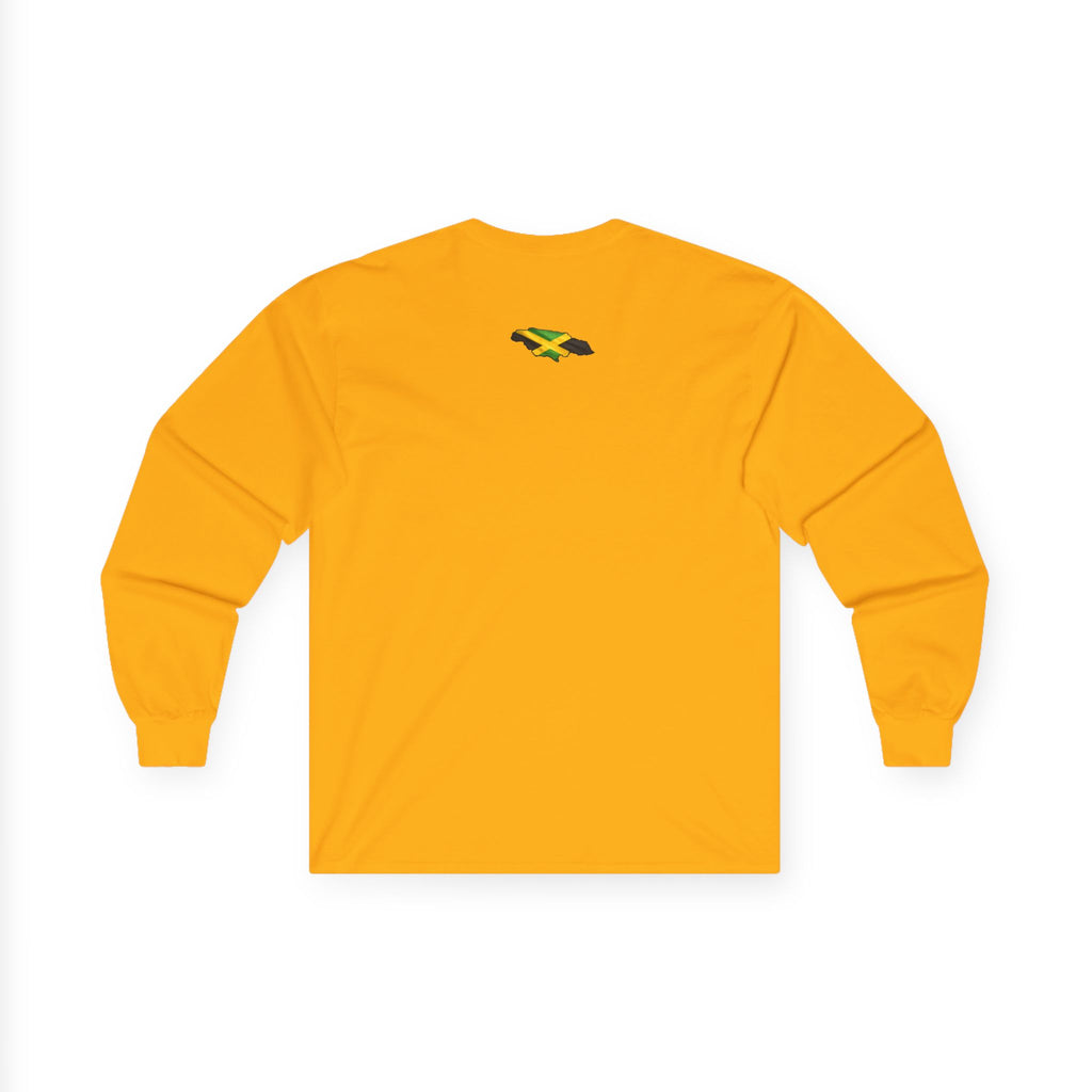 Cock Mouth Kill Cock - Jamaican Proverb | Long-Sleeve Tee | Jamaica