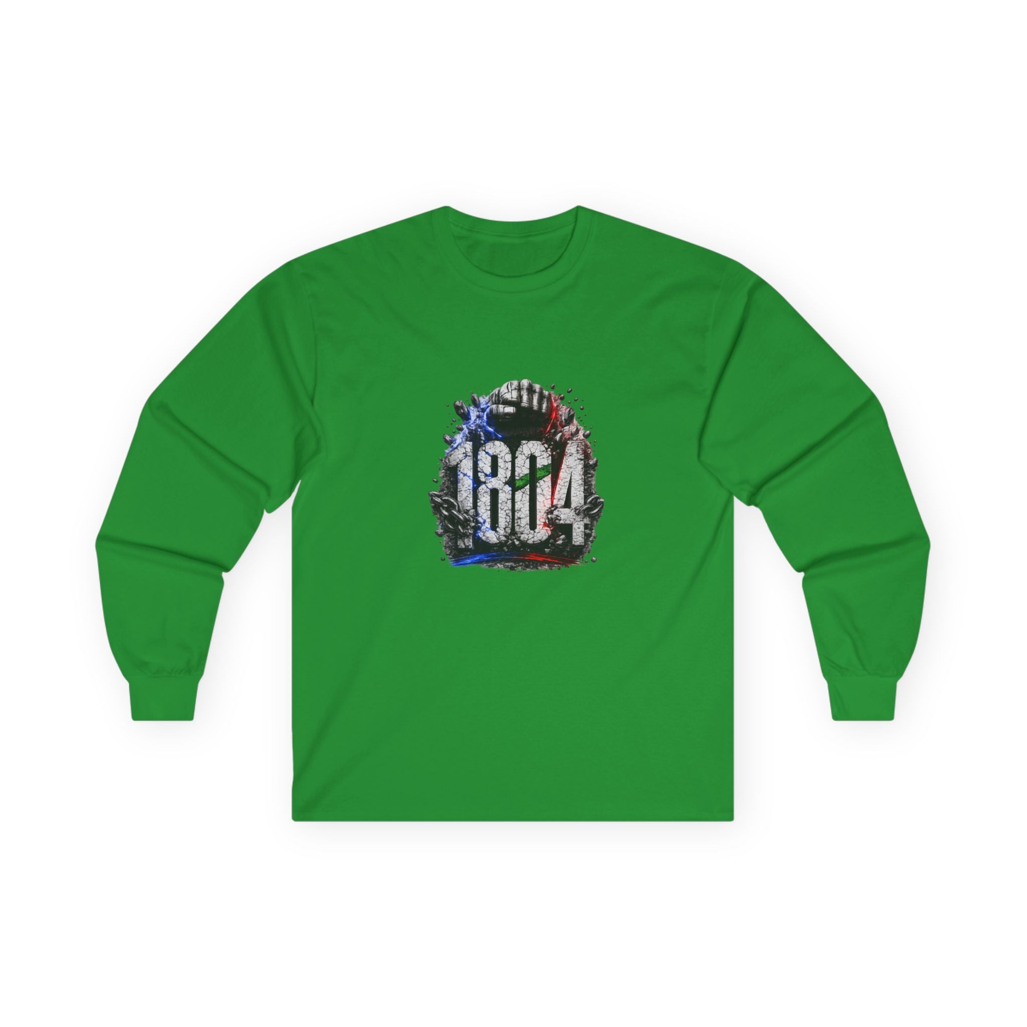 1804 & Fist - Independence | Long-Sleeve Tee | Haiti