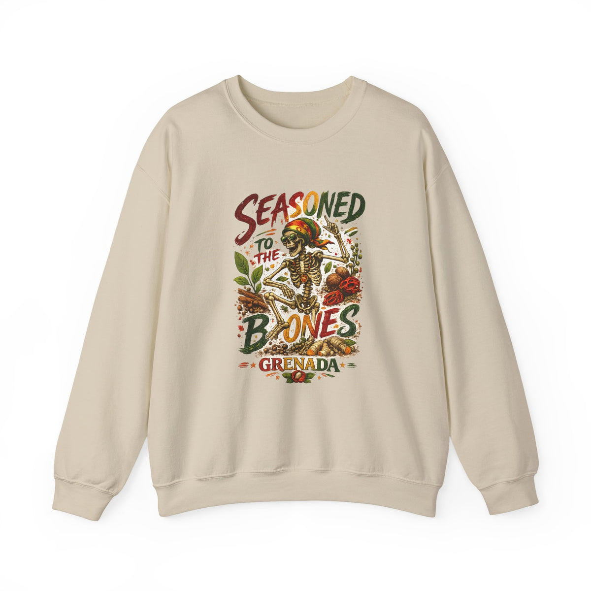 Seasoned to the Bones | Crewneck Sweatshirt | Grenada