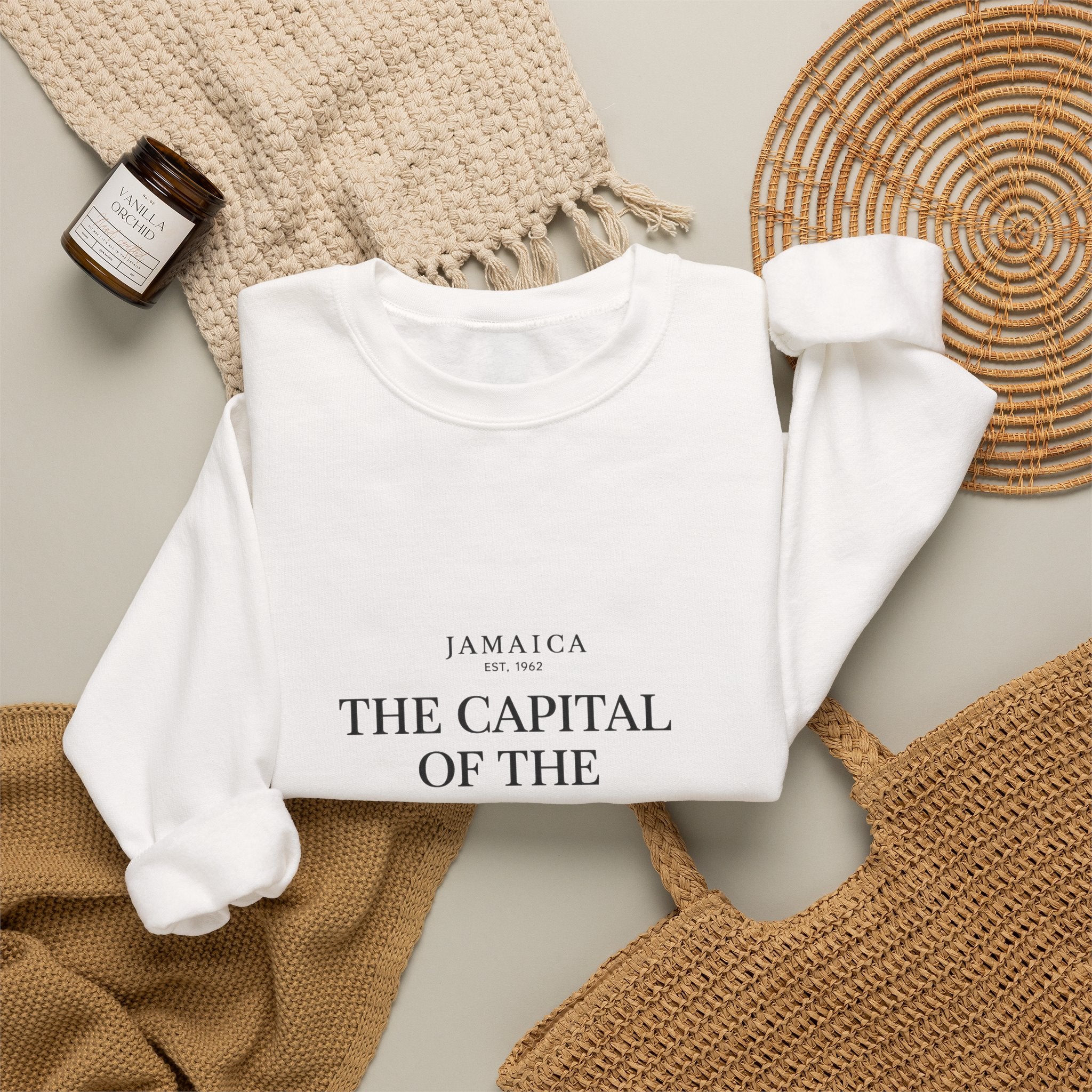 The Capital of the Caribbean - Argue With You | Crewneck Sweatshirt | Jamaica