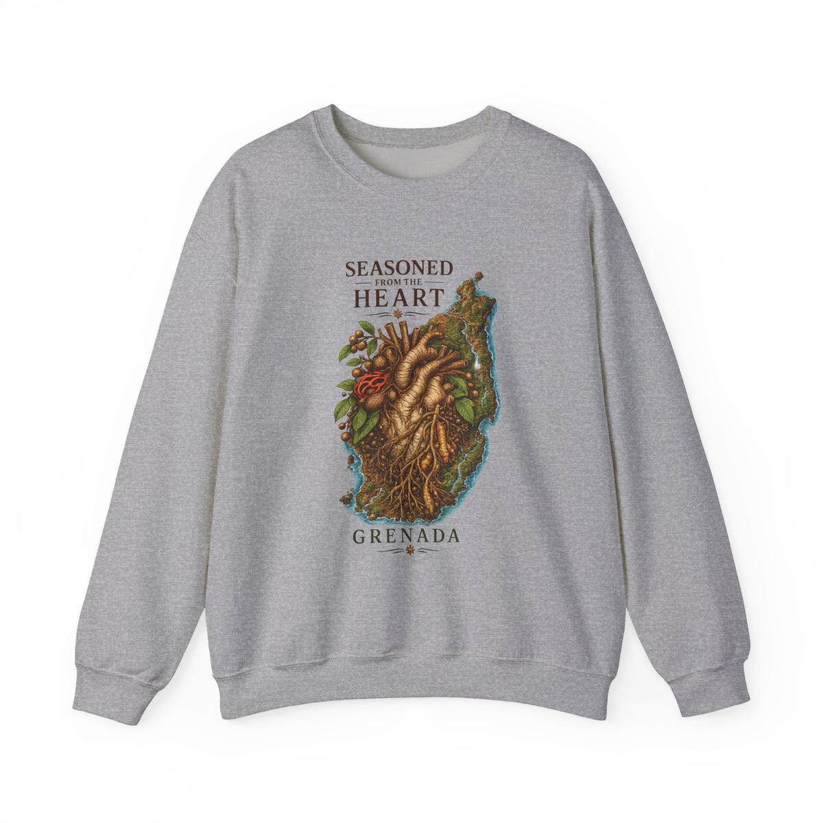 Seasoned from the Heart | Crewneck Sweatshirt | Grenada