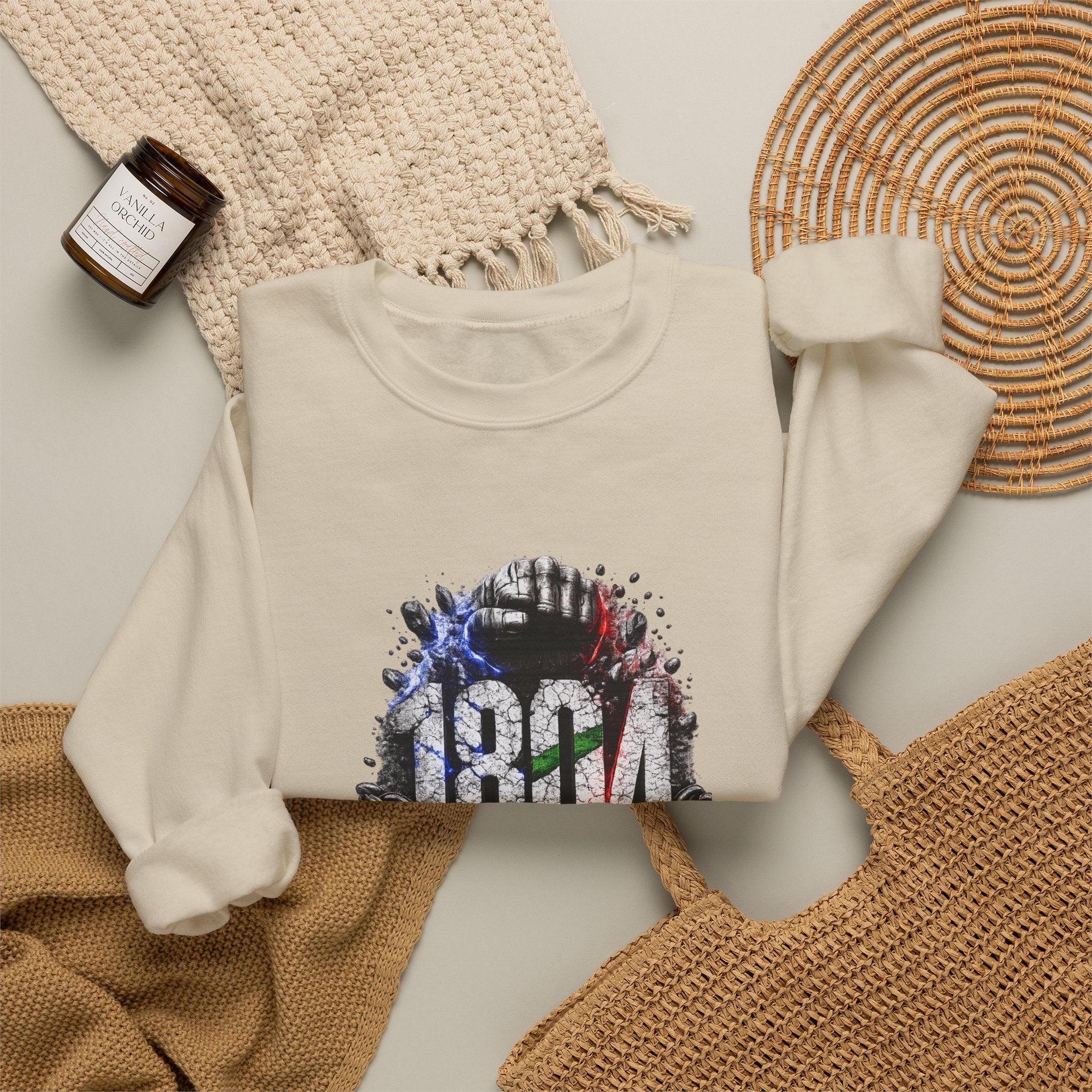 1804 & Fist - Independence | Crewneck Sweatshirt | Haiti