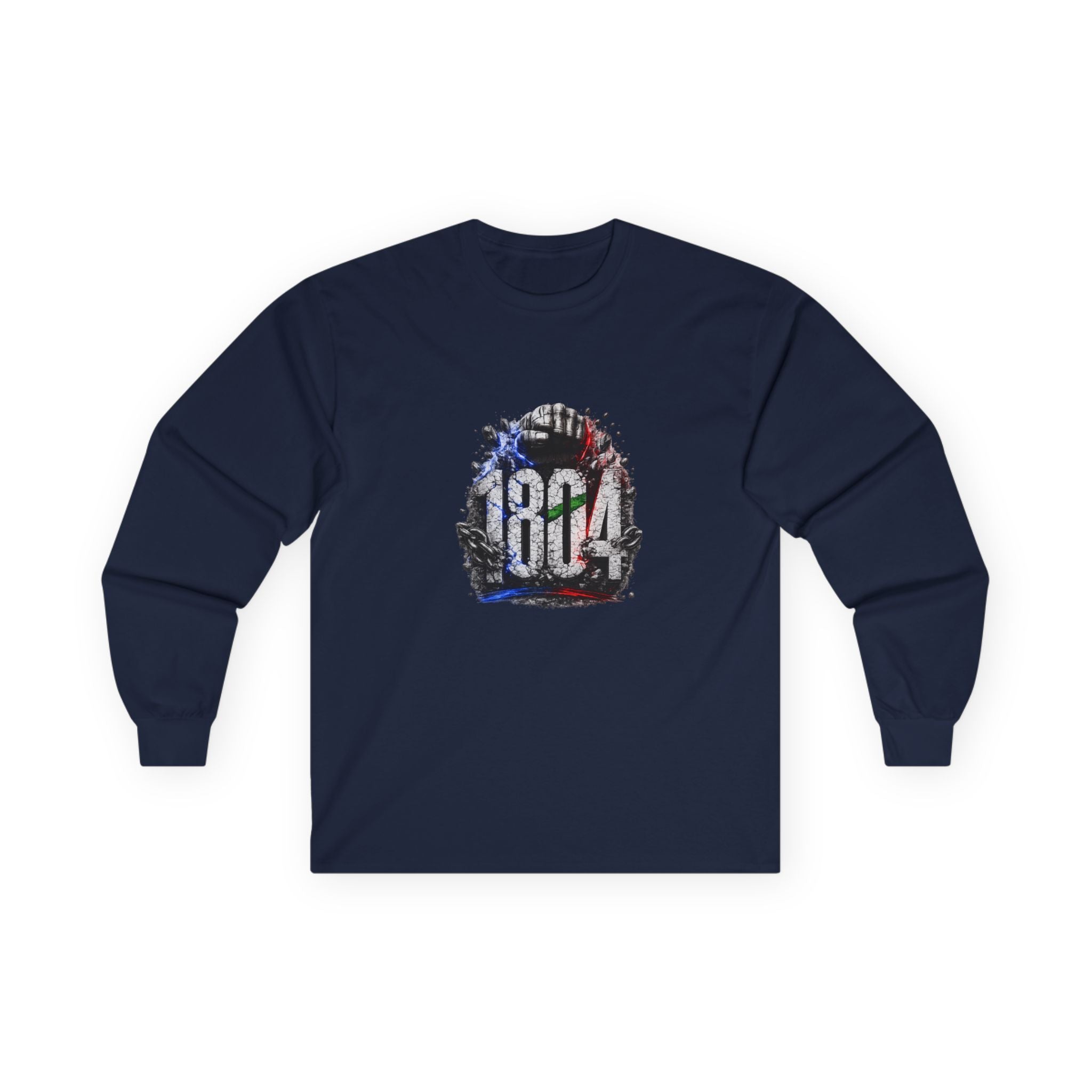 1804 & Fist - Independence | Long-Sleeve Tee | Haiti