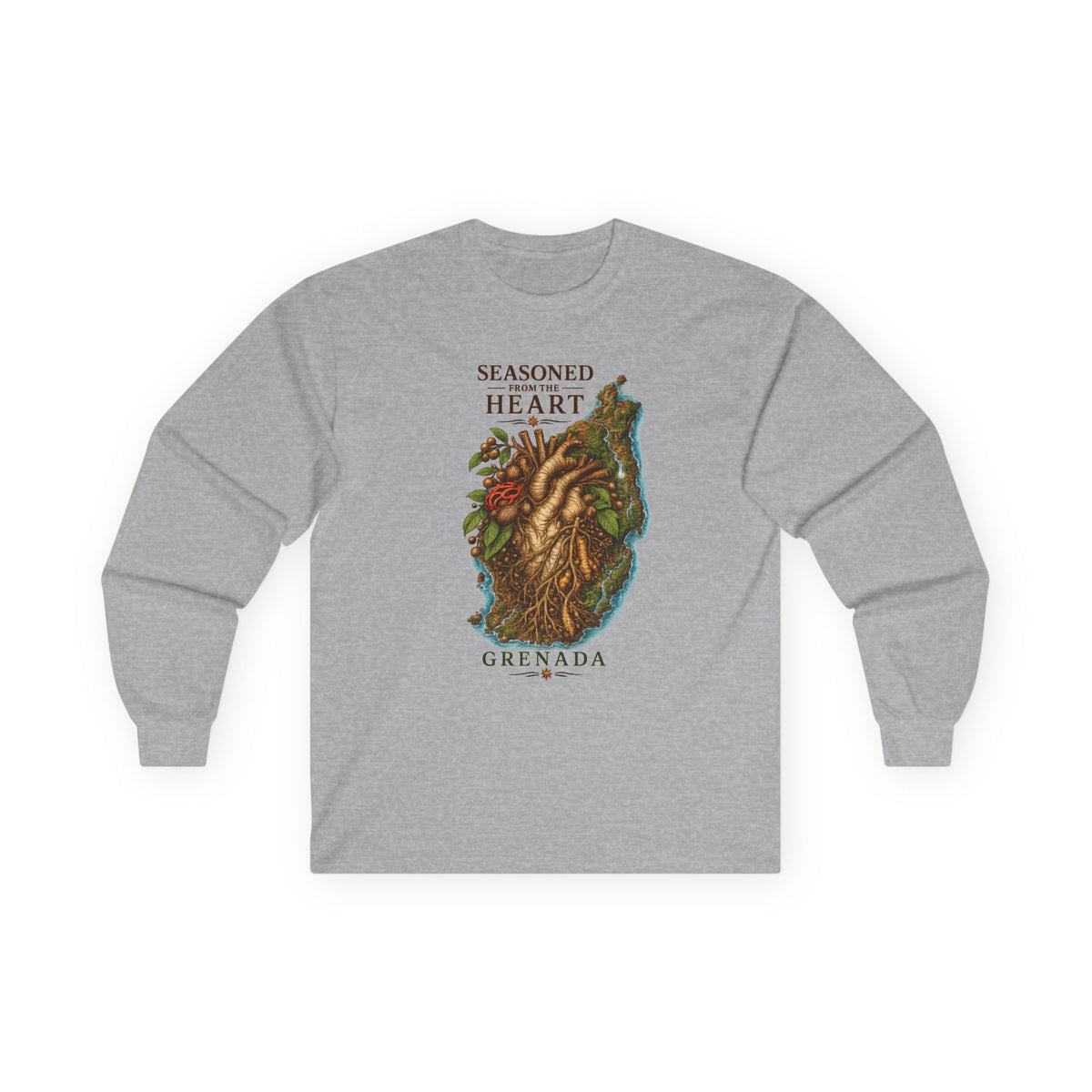 Seasoned from the Heart | Long-Sleeve Tee | Grenada