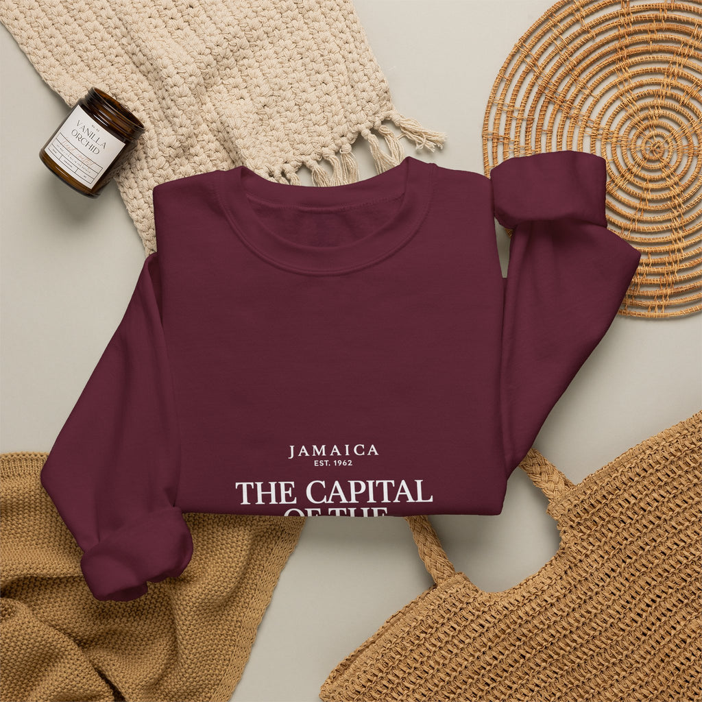 The Capital of the Caribbean | Crewneck Sweatshirt | Jamaica