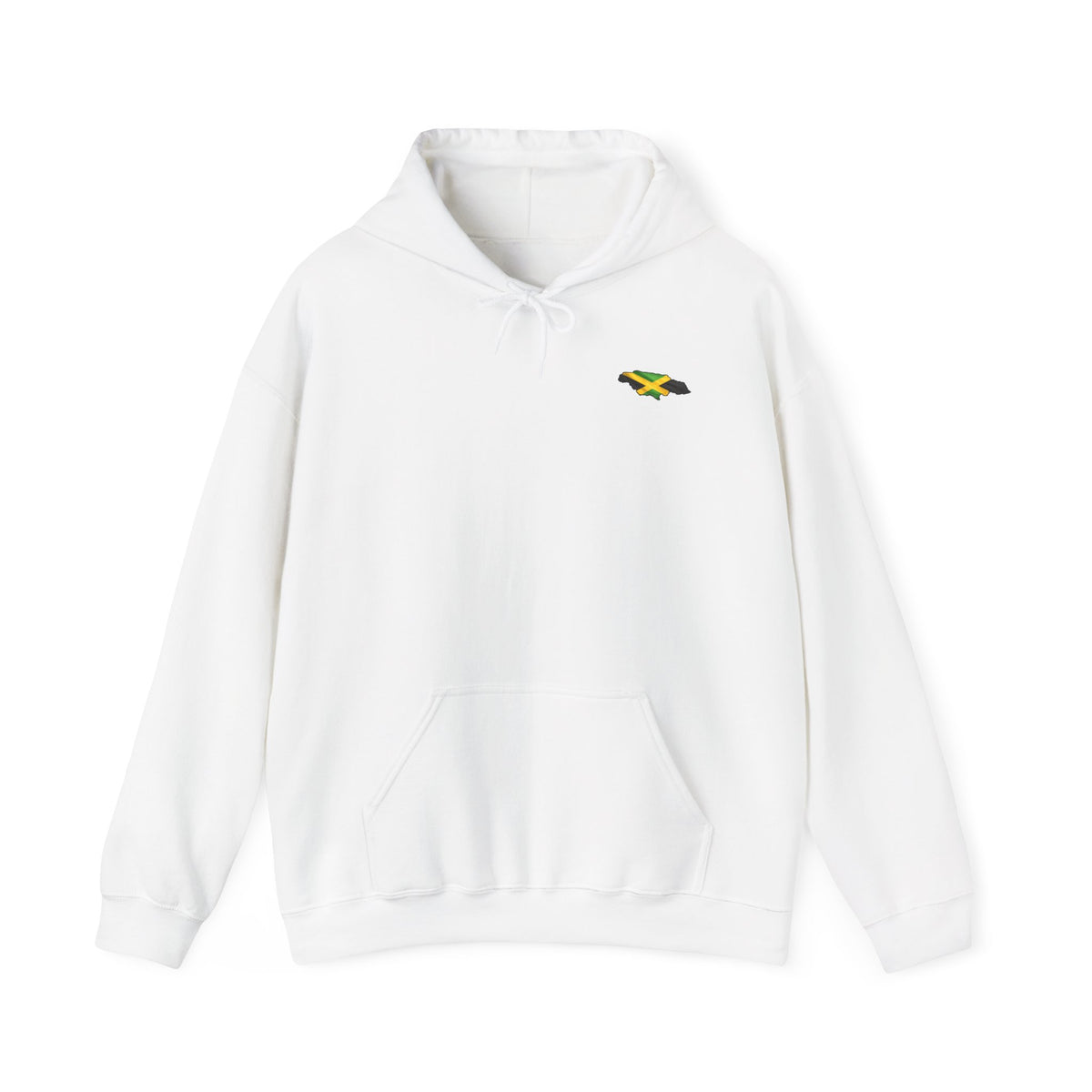 "Chicken Merry ... Hawk Deh Near" - Jamaican Proverb | Heavyweight Hoodie | Jamaica