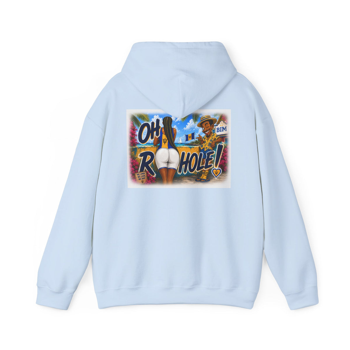 "Oh R...Hole!" | Heavyweight Hoodie | Barbados