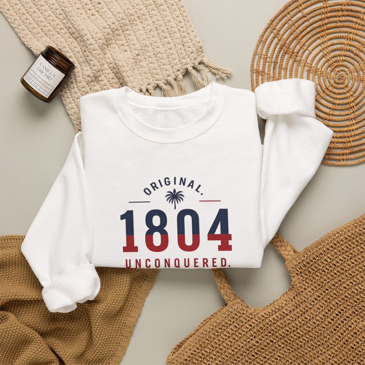 1804 Unconquered - Independence | Crewneck Sweatshirt | Haiti