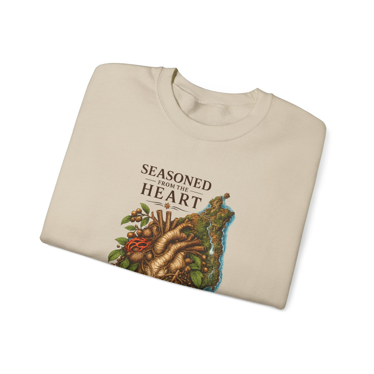 Seasoned from the Heart | Crewneck Sweatshirt | Grenada